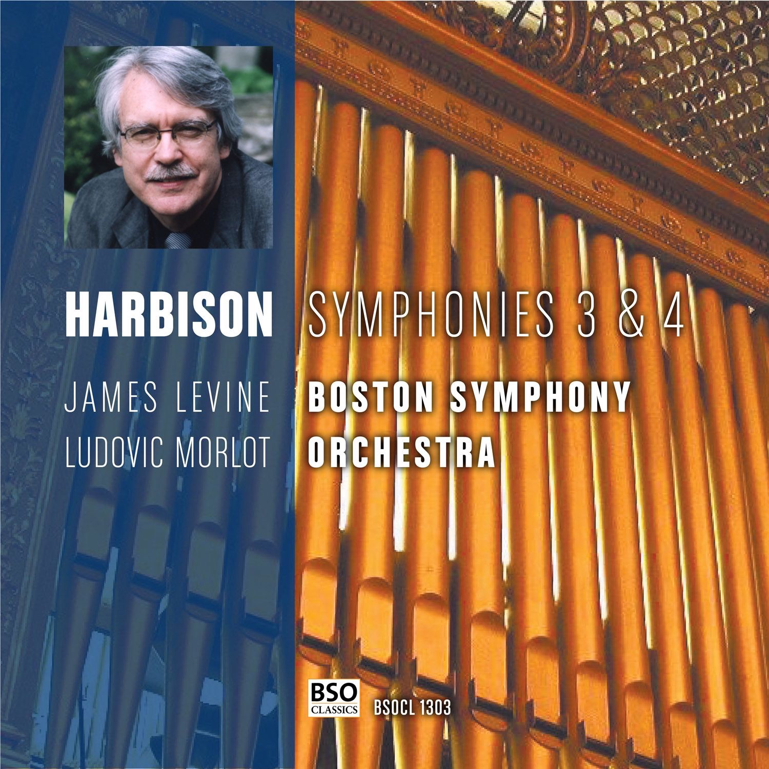 Harbison Symphonies 3 & 4 album cover