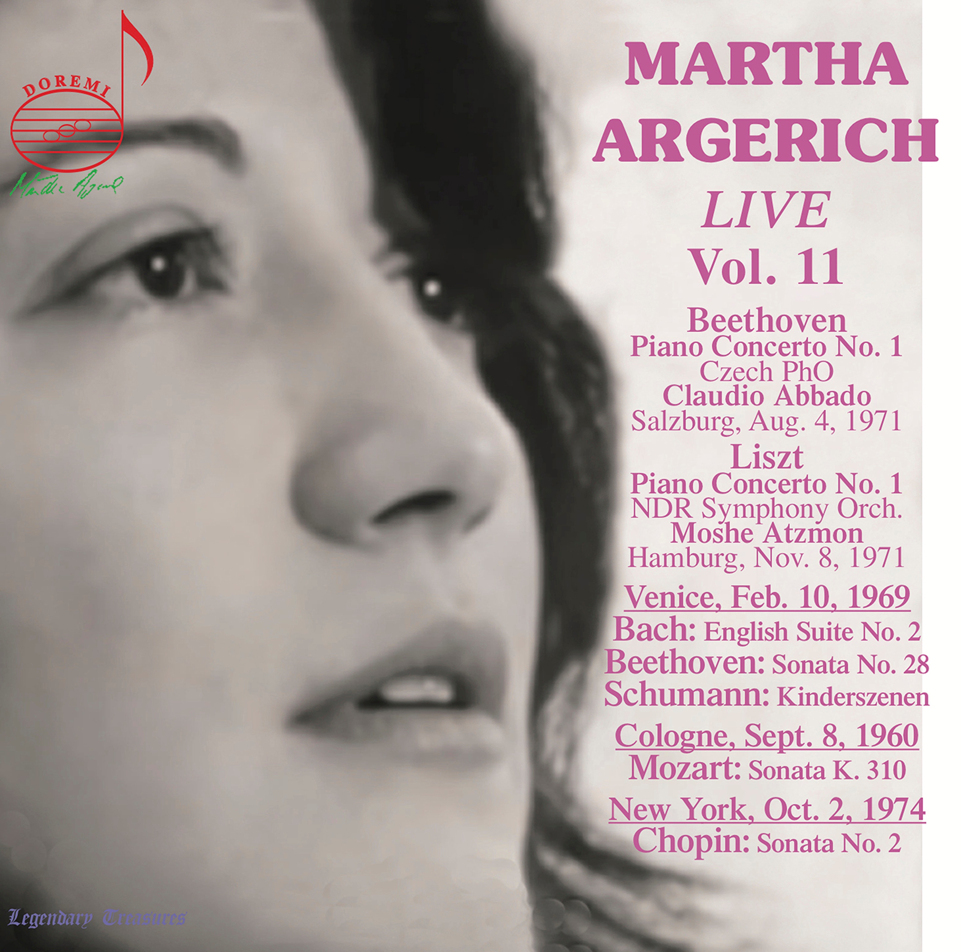 Martha Argerich Live, Vol. 11 album cover