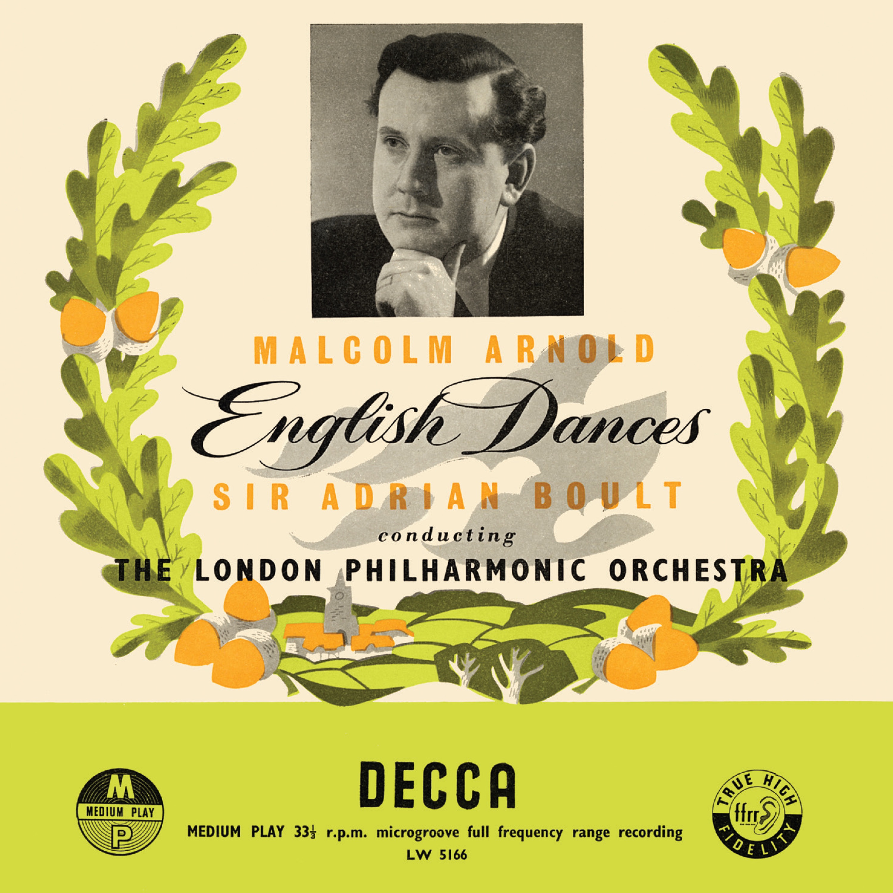 Arnold: English Dances; Elgar: Chanson de Nuit, Chanson de Matin (Adrian Boult – The Decca Legacy I, album cover