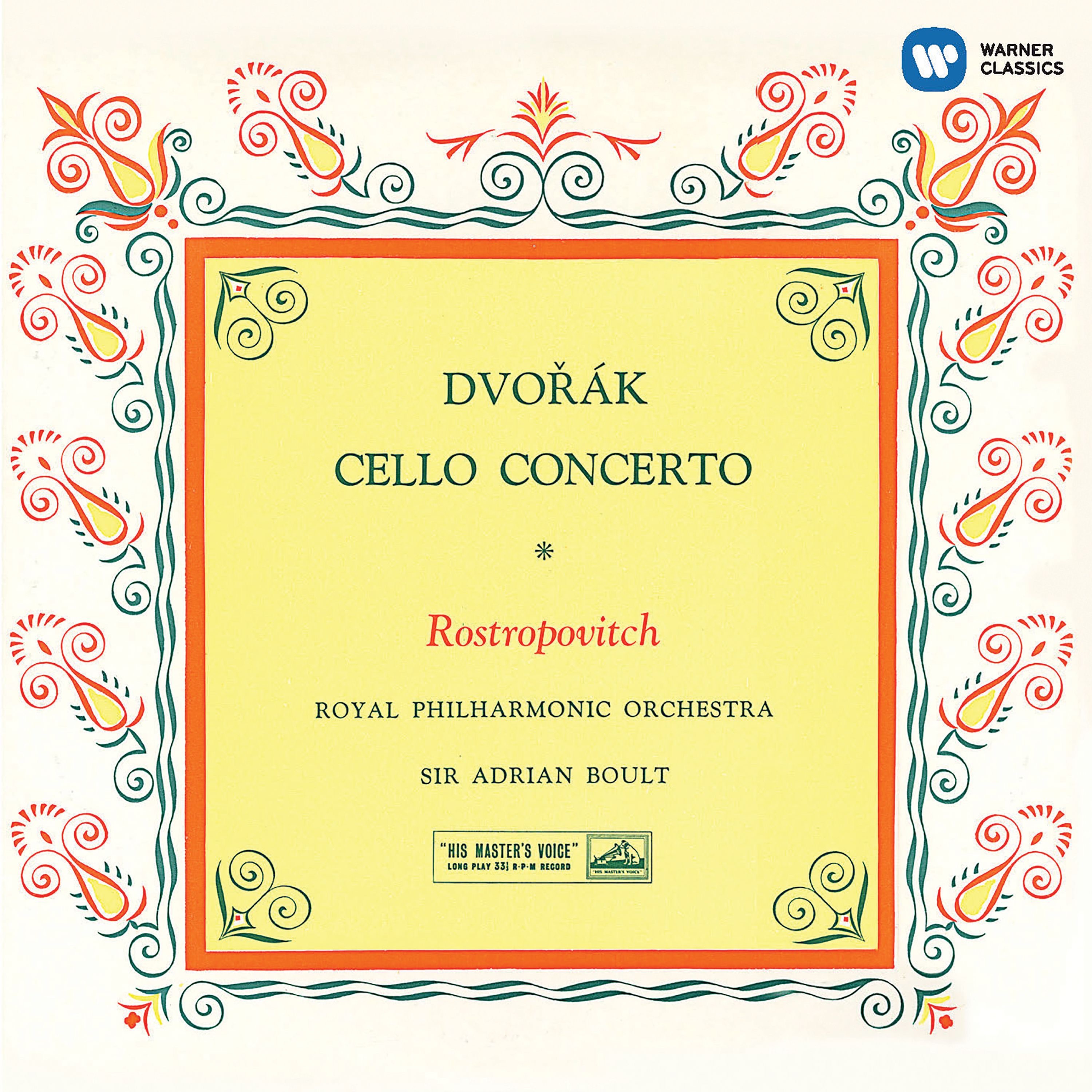 Dvořák: Cello Concerto album cover