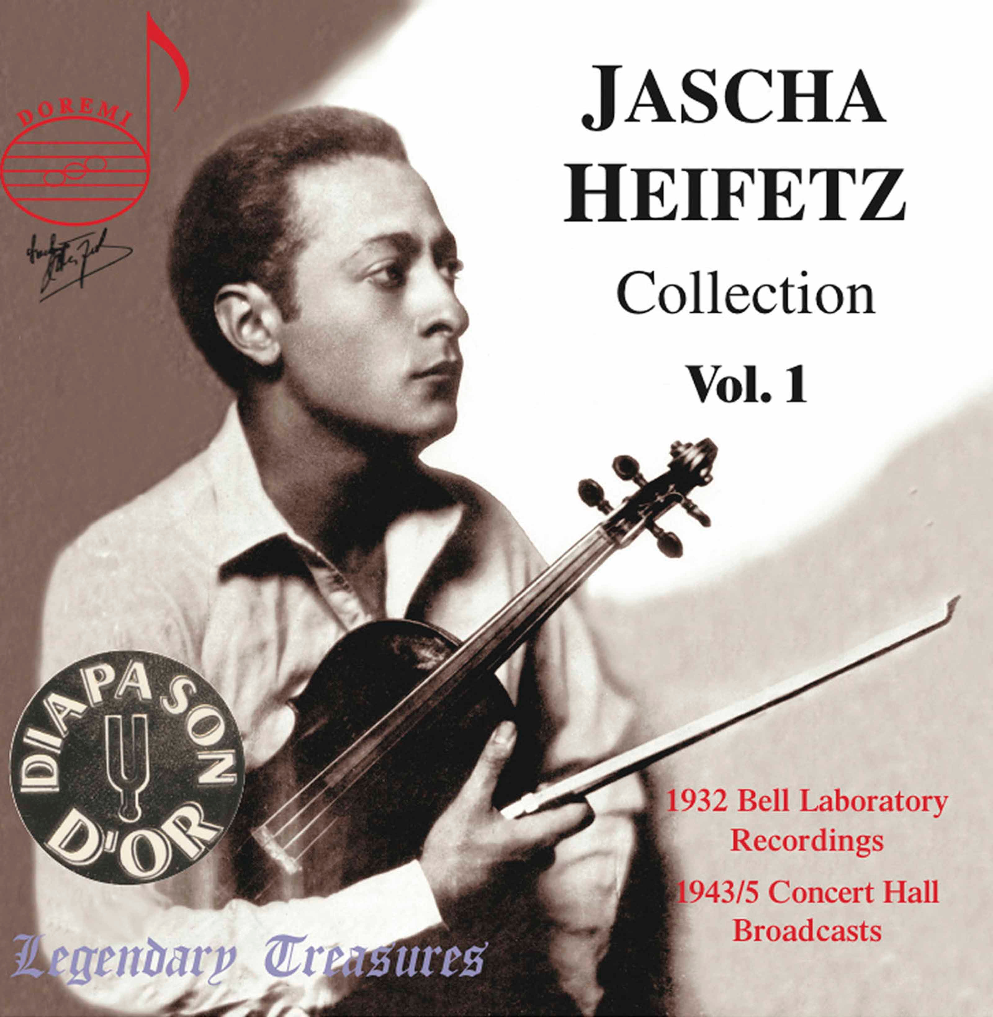 Jascha Heifetz Collection, Vol. 1 album cover