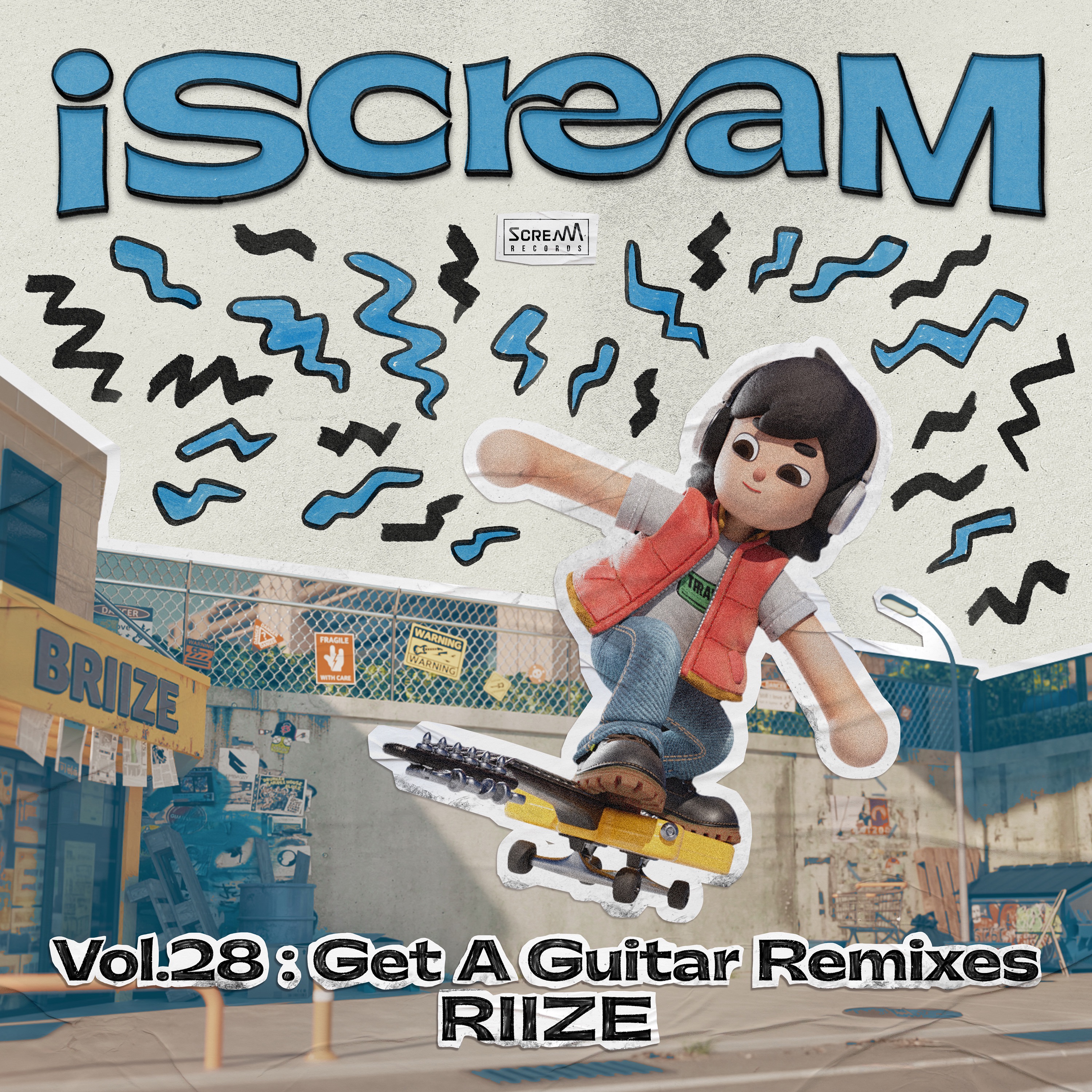 iScreaM Vol. 28: Get A Guitar (Remixes) - EP album cover
