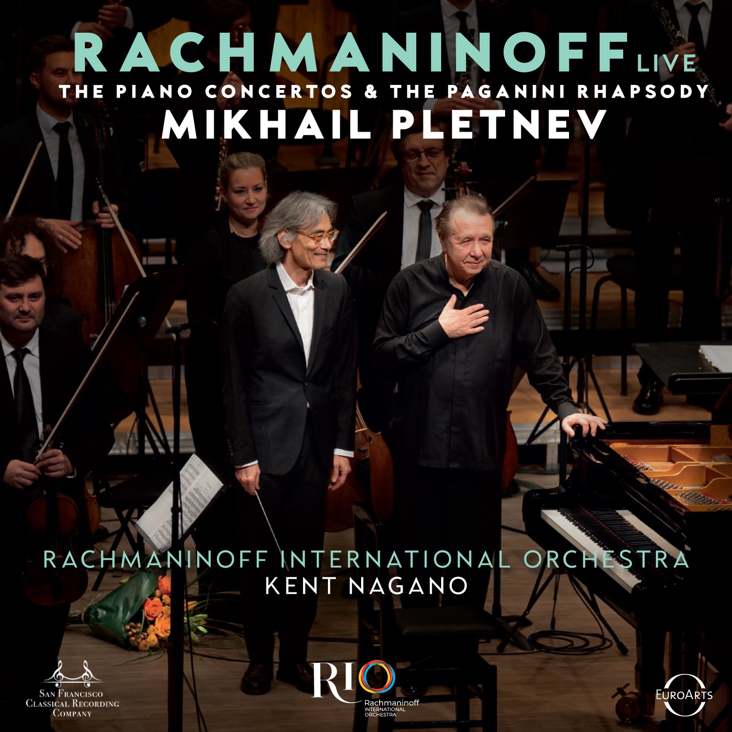 Rachmaninoff Live – The Piano Concertos & The Paganini Rhapsody (Live) album cover