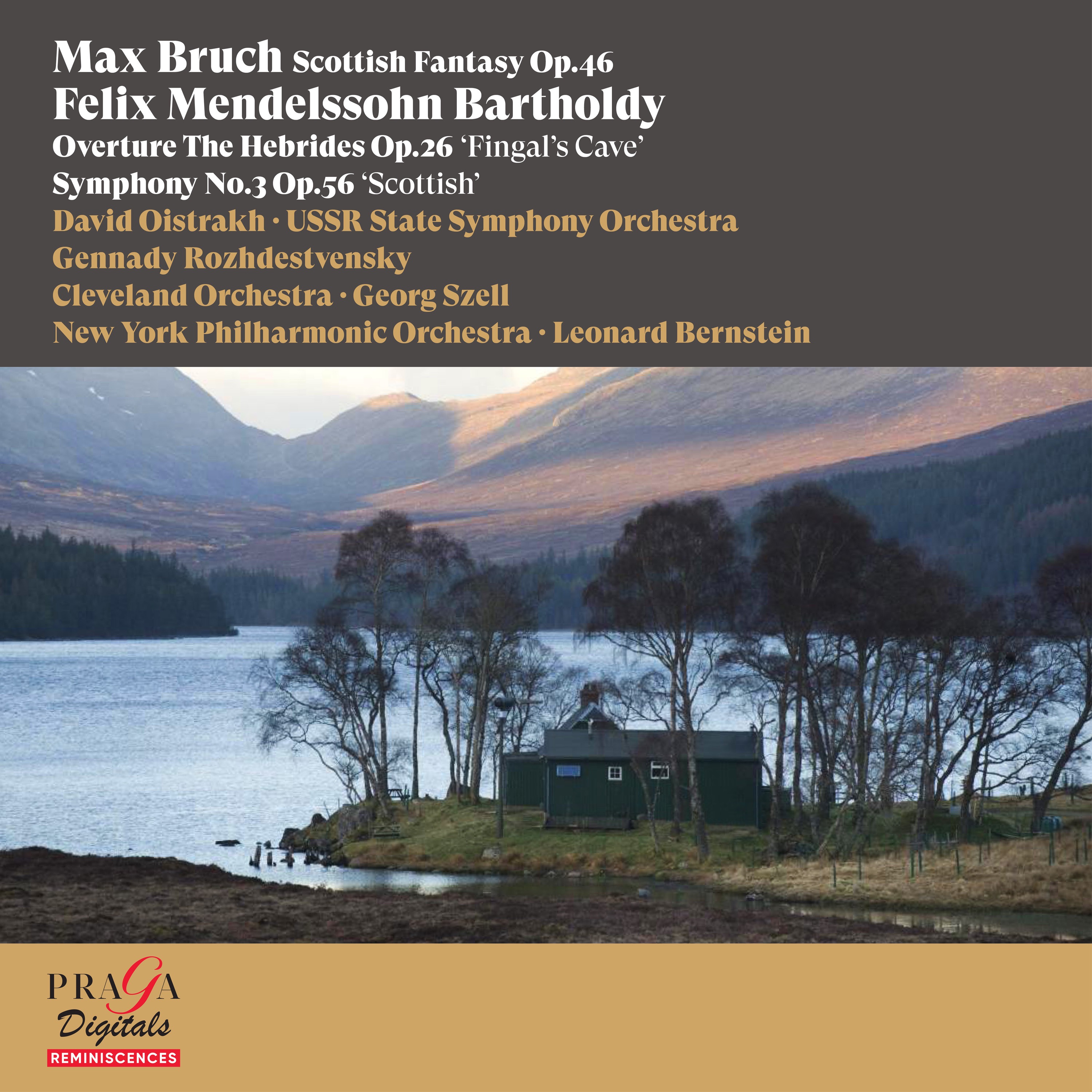 Max Bruch: Scottish Fantasy - Felix Mendelssohn Bartholdy: Overture The Hebrides "Fingal's Cave", Sy album cover