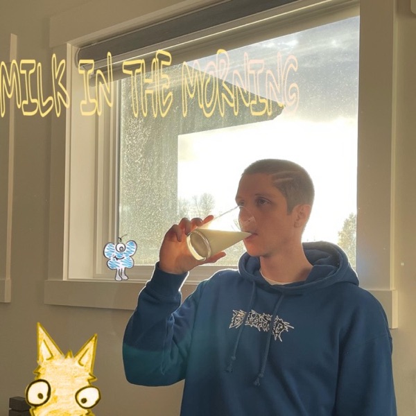 milk in the morning (feat. Skinny Atlas) - Single album cover