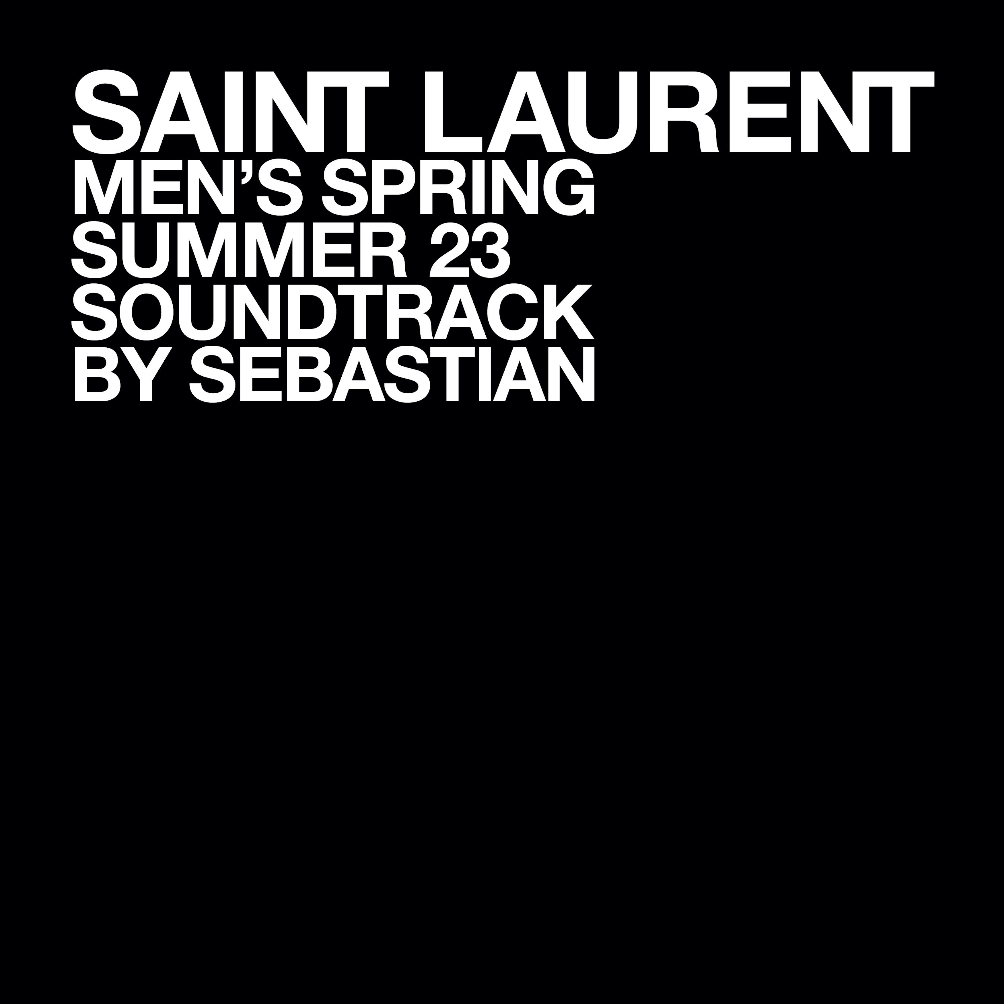 SAINT LAURENT MEN'S SPRING SUMMER 23 album cover