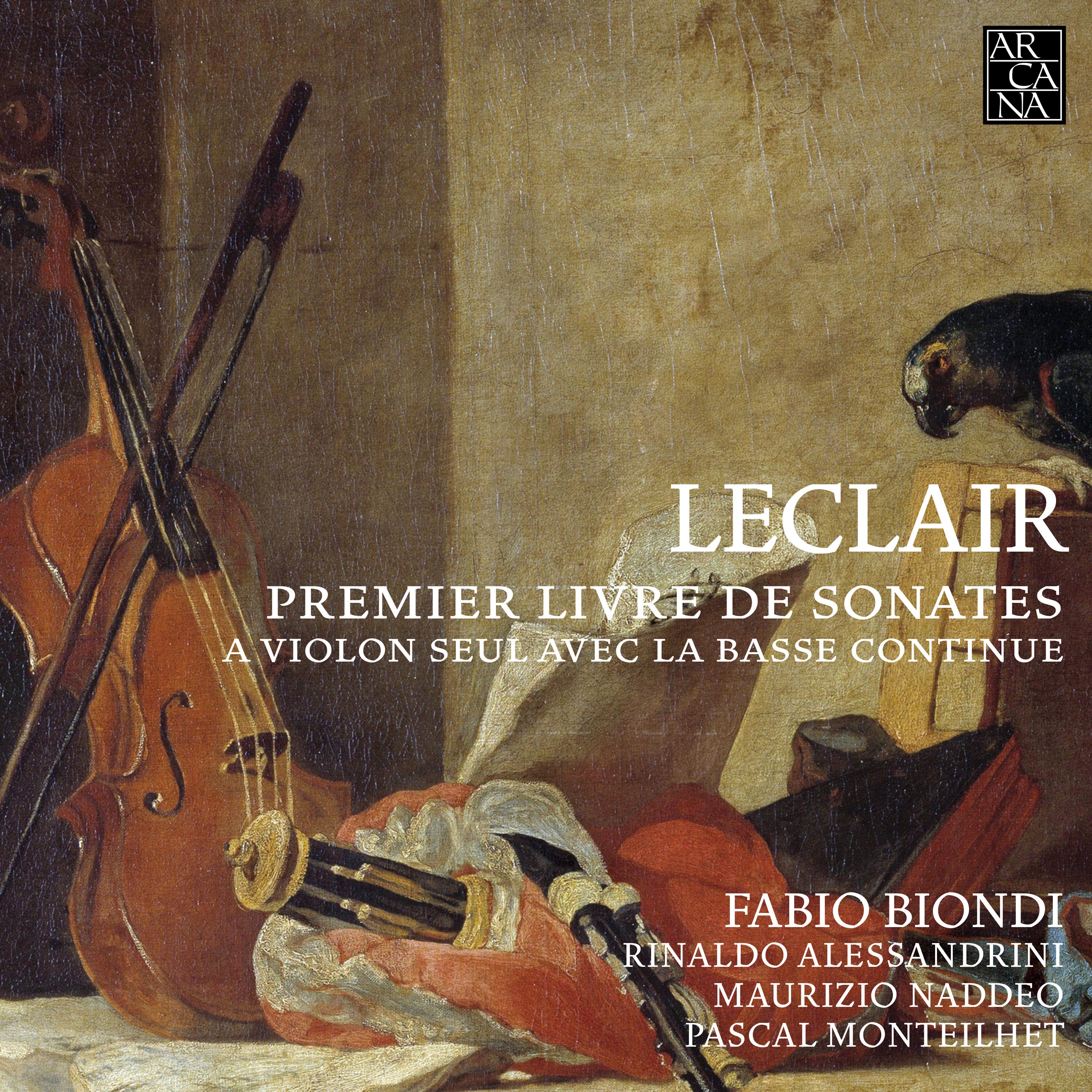 Leclair: Premier livre de sonates à violon seul avec la basse continue, Op. 1 (Excerpts) album cover