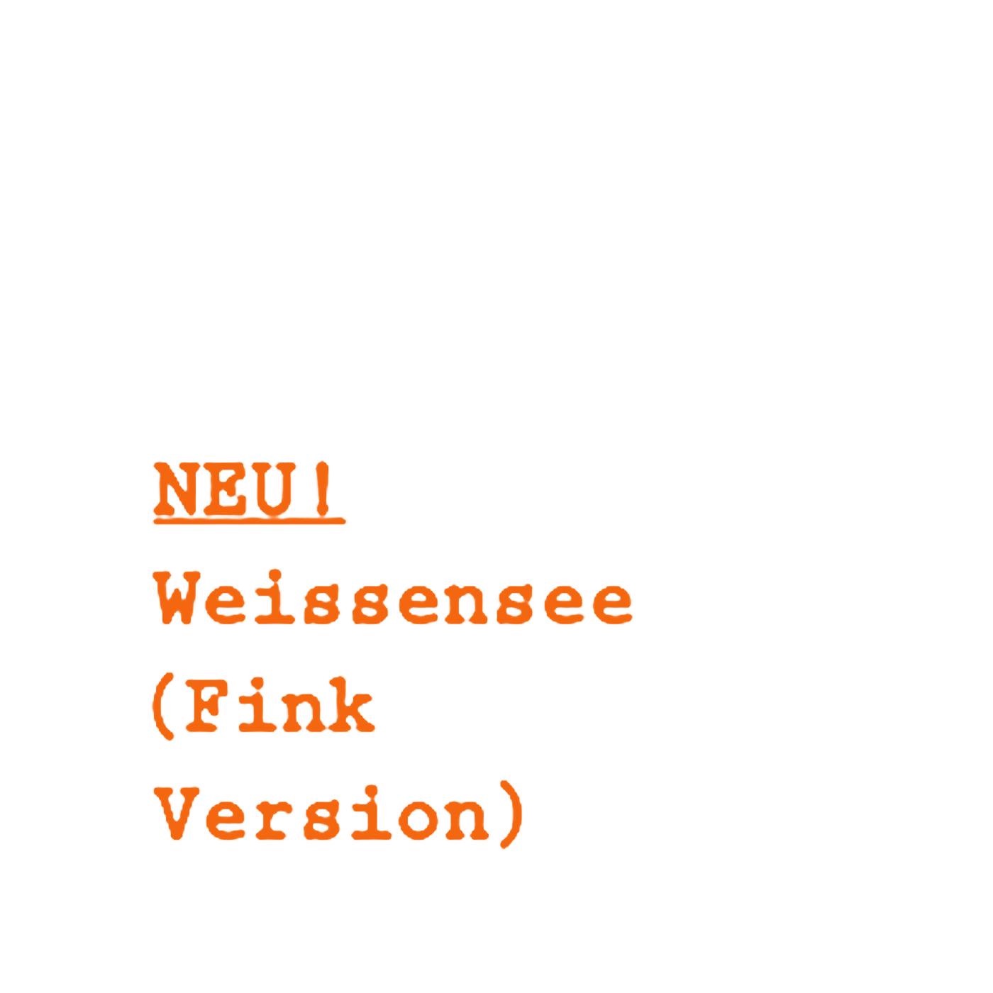Weissensee (Fink Version) - Single album cover