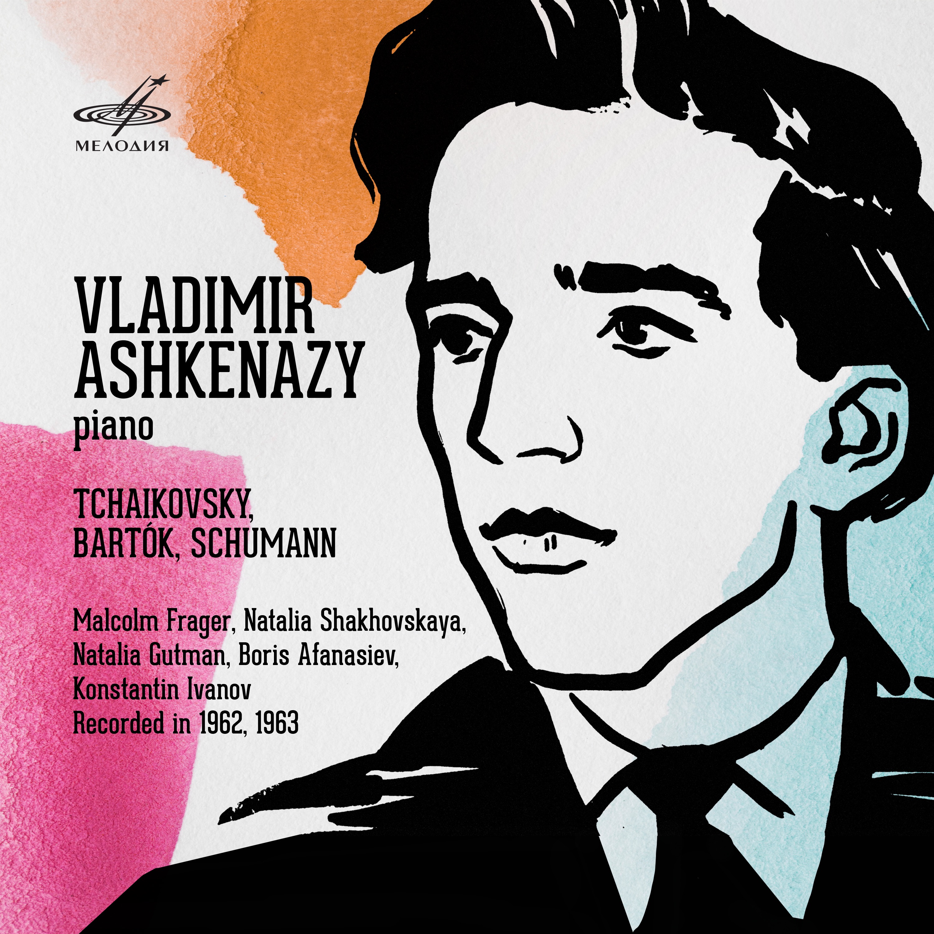 Tchaikovsky, Bartók, Schumann album cover