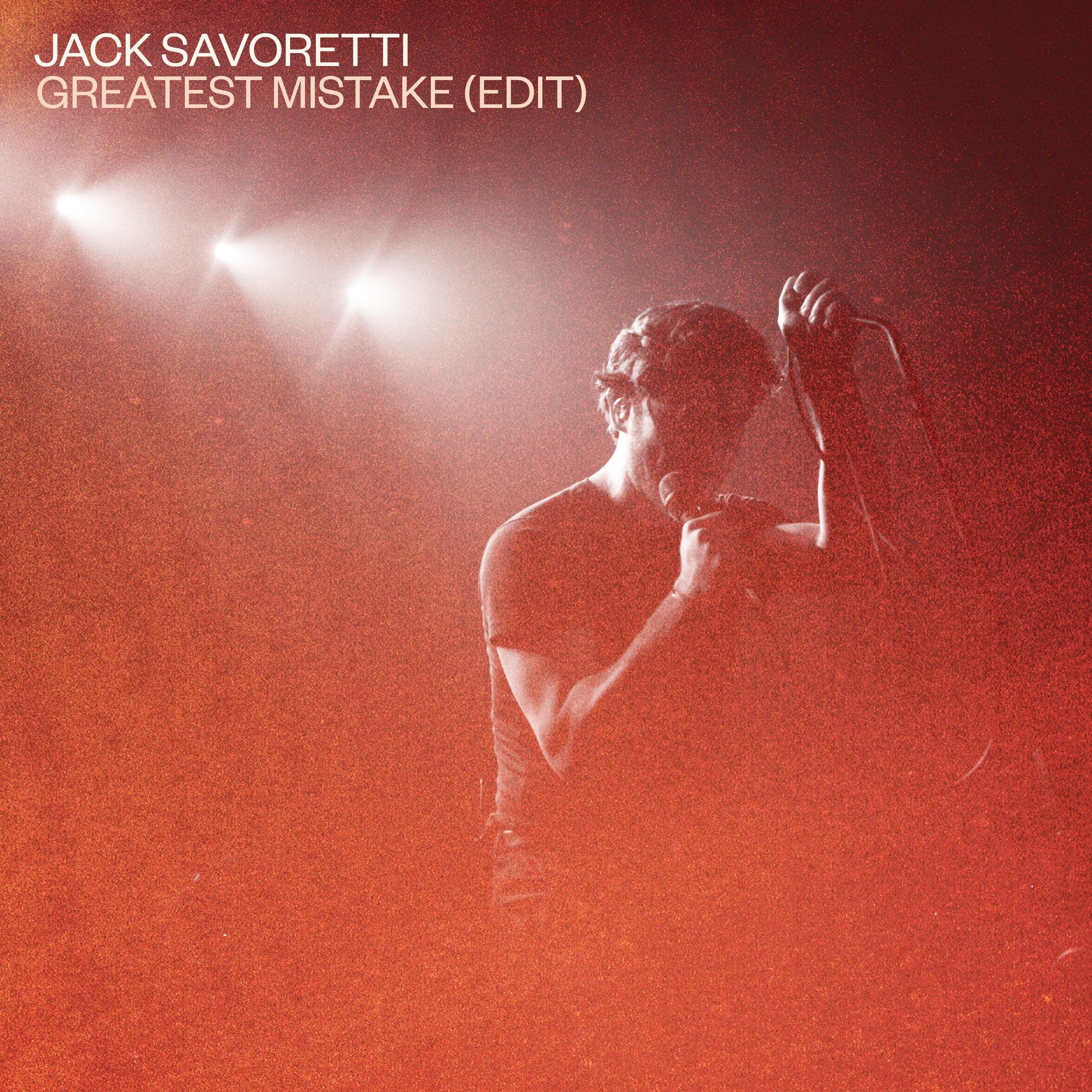 Greatest Mistake (Edit) - Single album cover