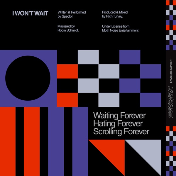 I Won't Wait - Single album cover