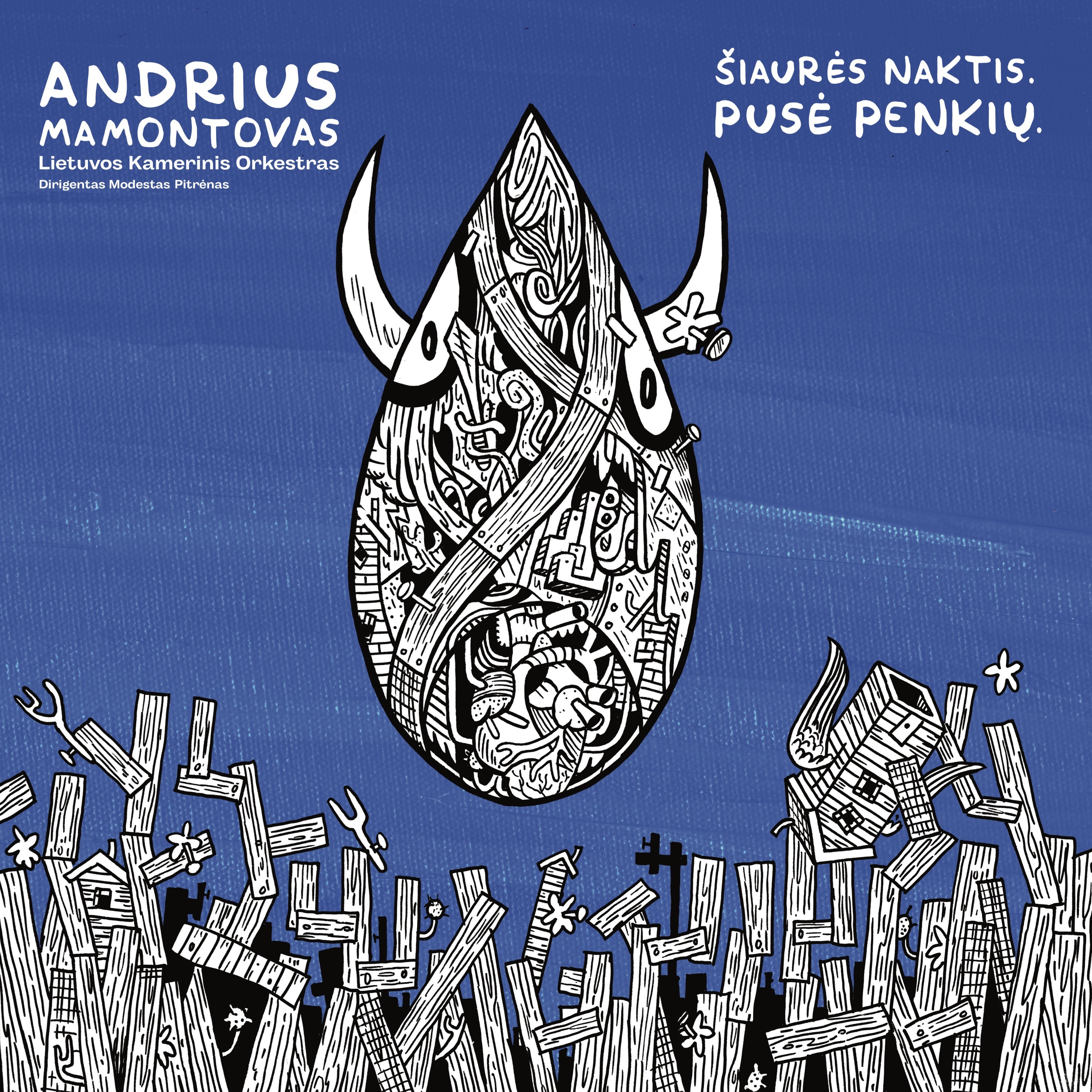 Šiaurės Naktis. Pusė Penkių. album cover