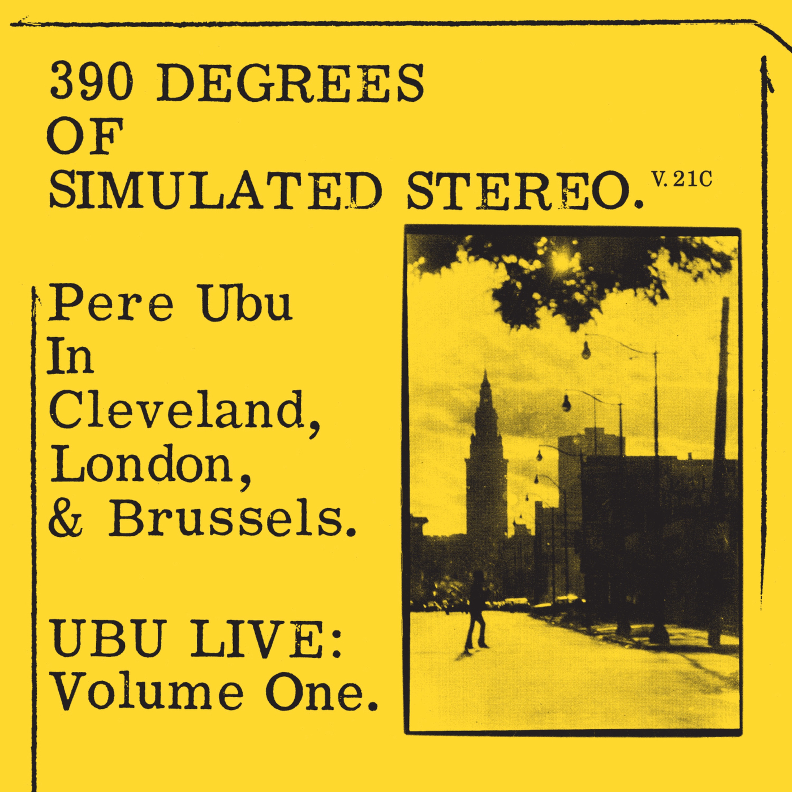 390 Degrees of Simulated Stereo V.21C (Live) album cover