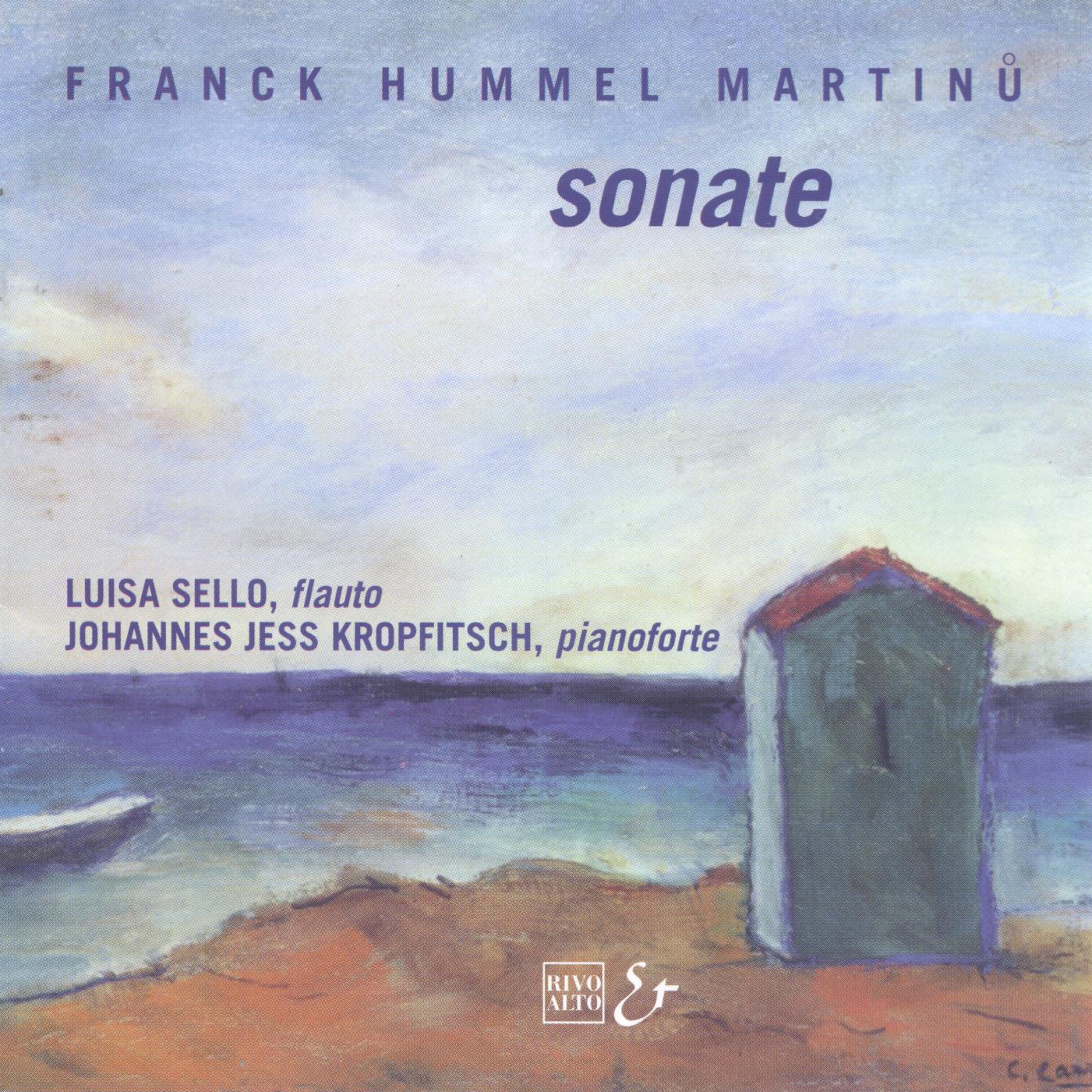 Hummel: Violin Sonata Op. 64 - Martinů:  Flute Sonata, H. 306 - Franck: Sonata, CFF 123, FWV 8 album cover