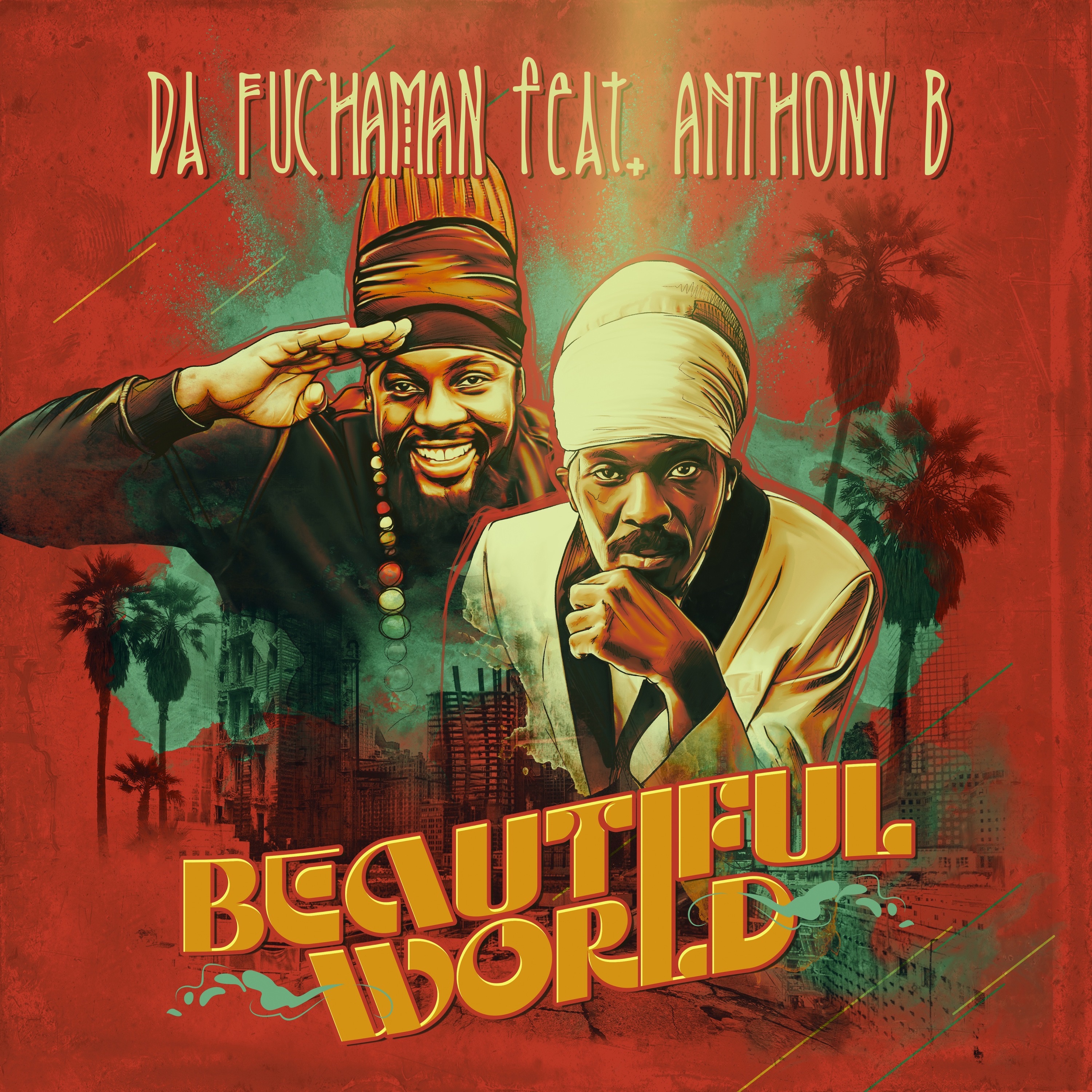 Beautiful World (feat. Anthony B) - Single album cover