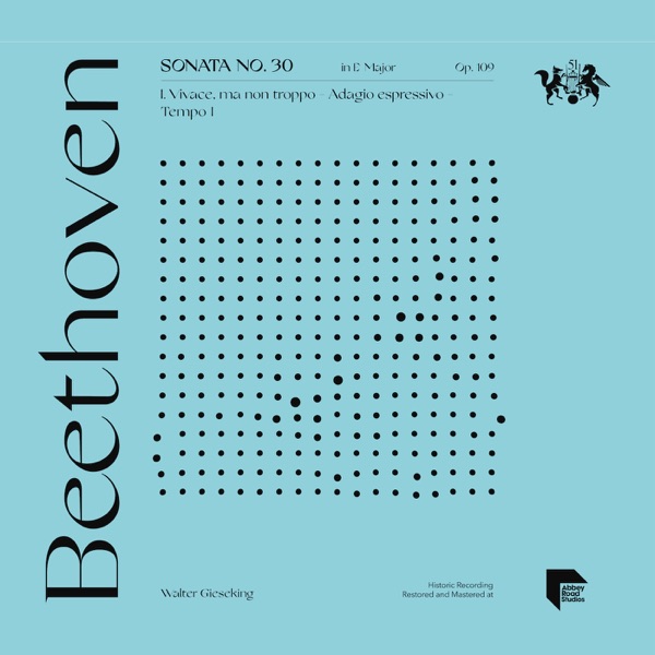 Beethoven: Sonata No. 30 in E Major, Op. 109: I. Vivace, ma non troppo - Adagio espressivo - Single album cover