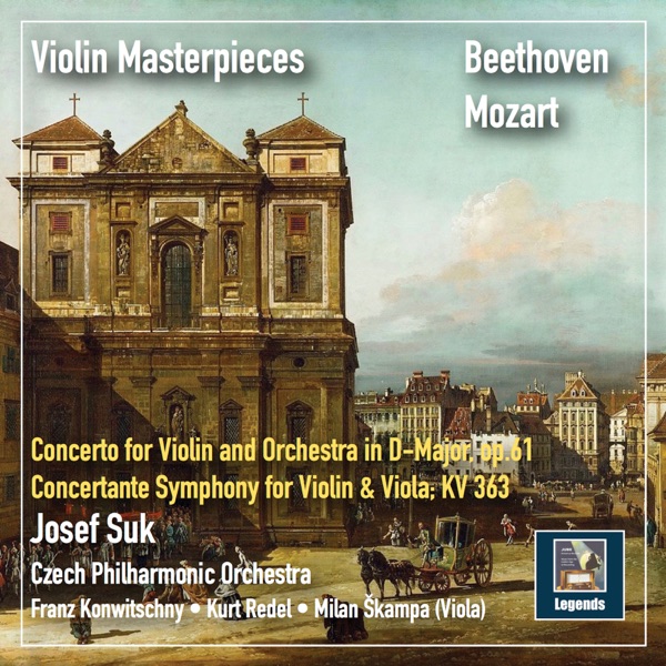 Violin Masterpieces: Josef Suk Plays Beethoven & Mozart (2019 Remaster) album cover