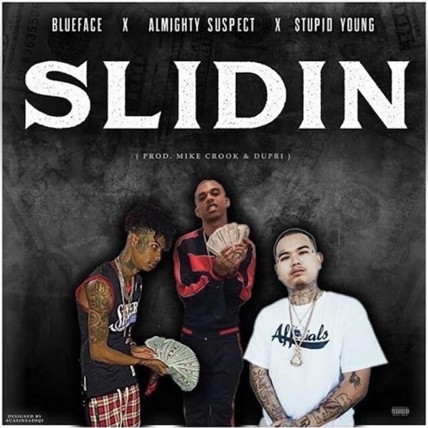 Slidin' (feat. Blueface & StupidYoung) - Single album cover