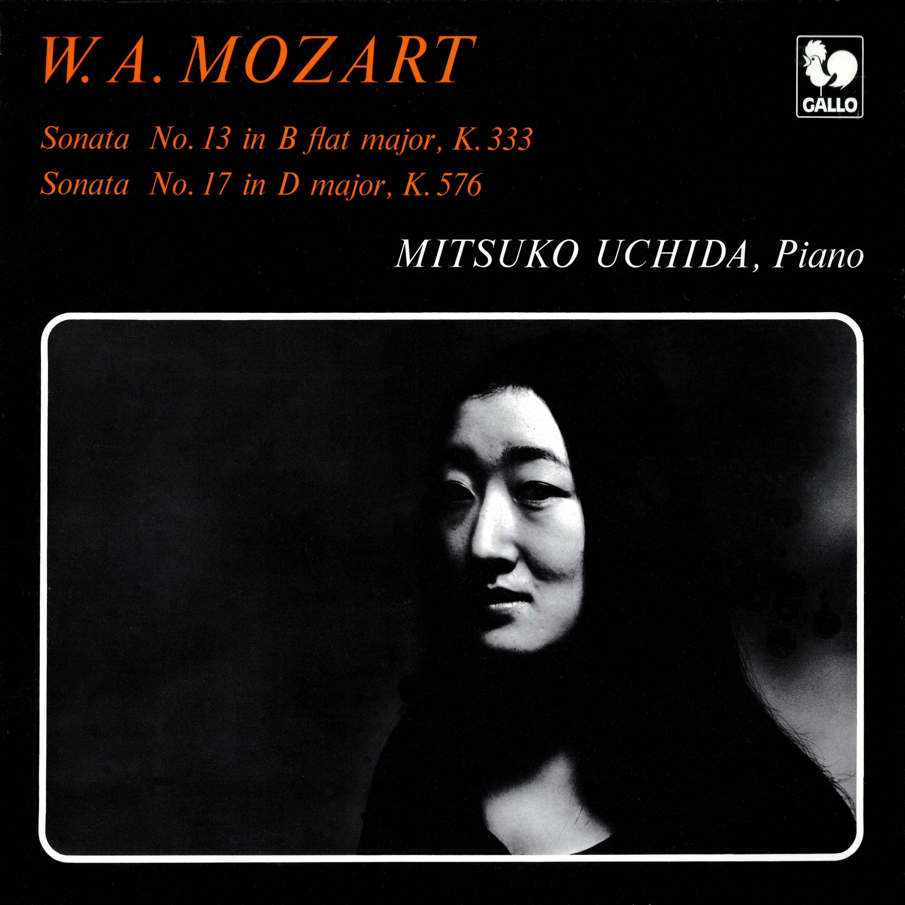 Mozart: Piano Sonata No. 13 in B-Flat Major, K. 333 - Piano Sonata No. 17 in D Major, K. 576 album cover