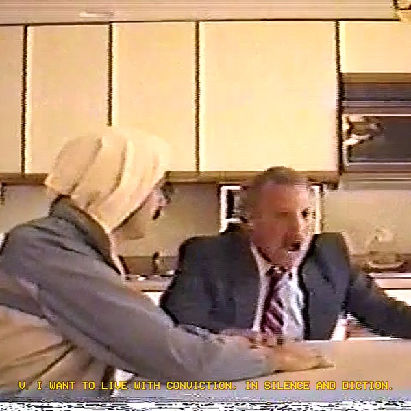 V. I want to live with conviction, in silence and diction. - Single album cover