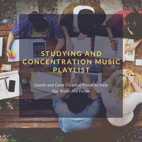 Studying and Concentration Music Playlist: Gentle and Calm Classical Pieces to Help You Study and Fo album cover