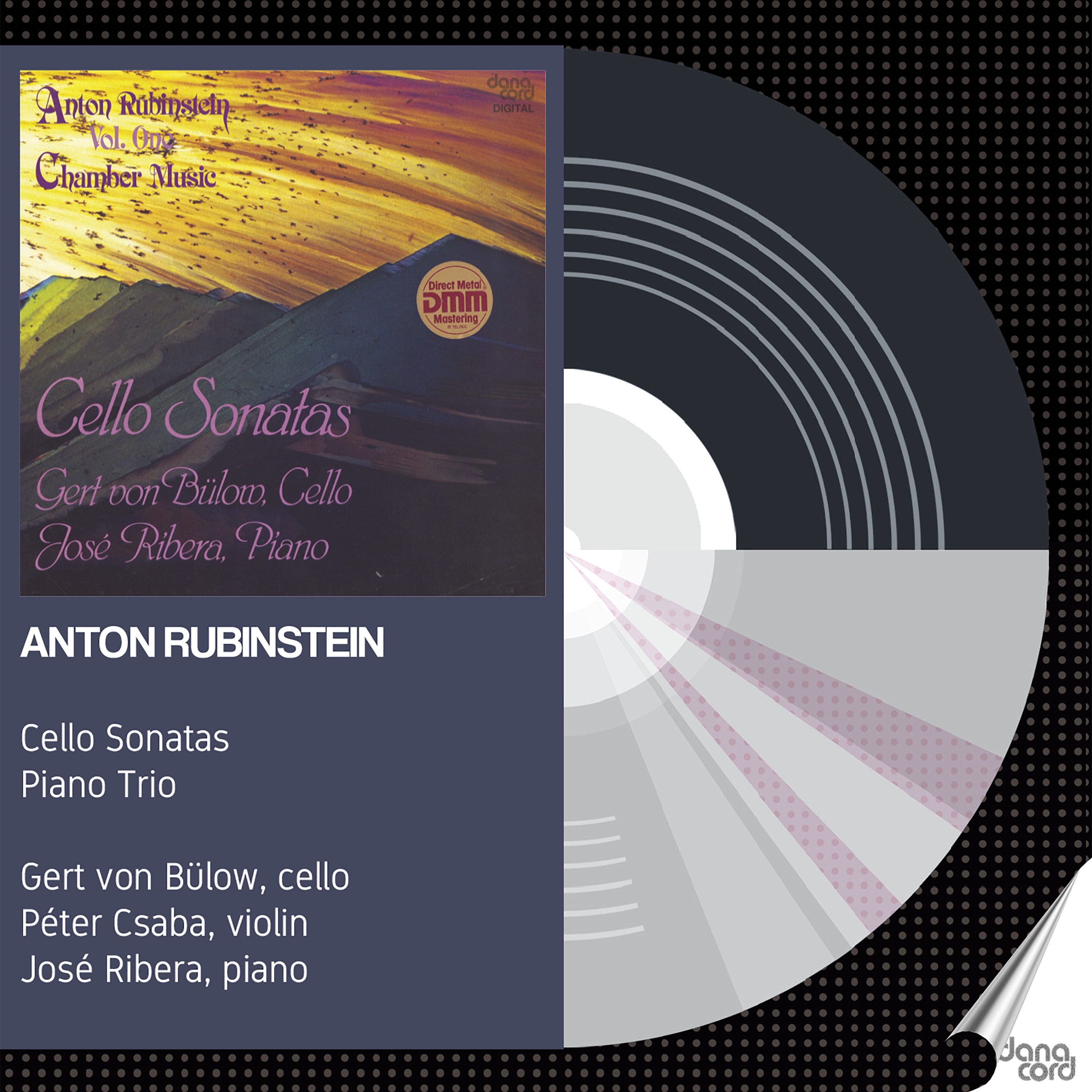 Anton Rubinstein: Cello Sonatas - Piano Trio No. 5 album cover