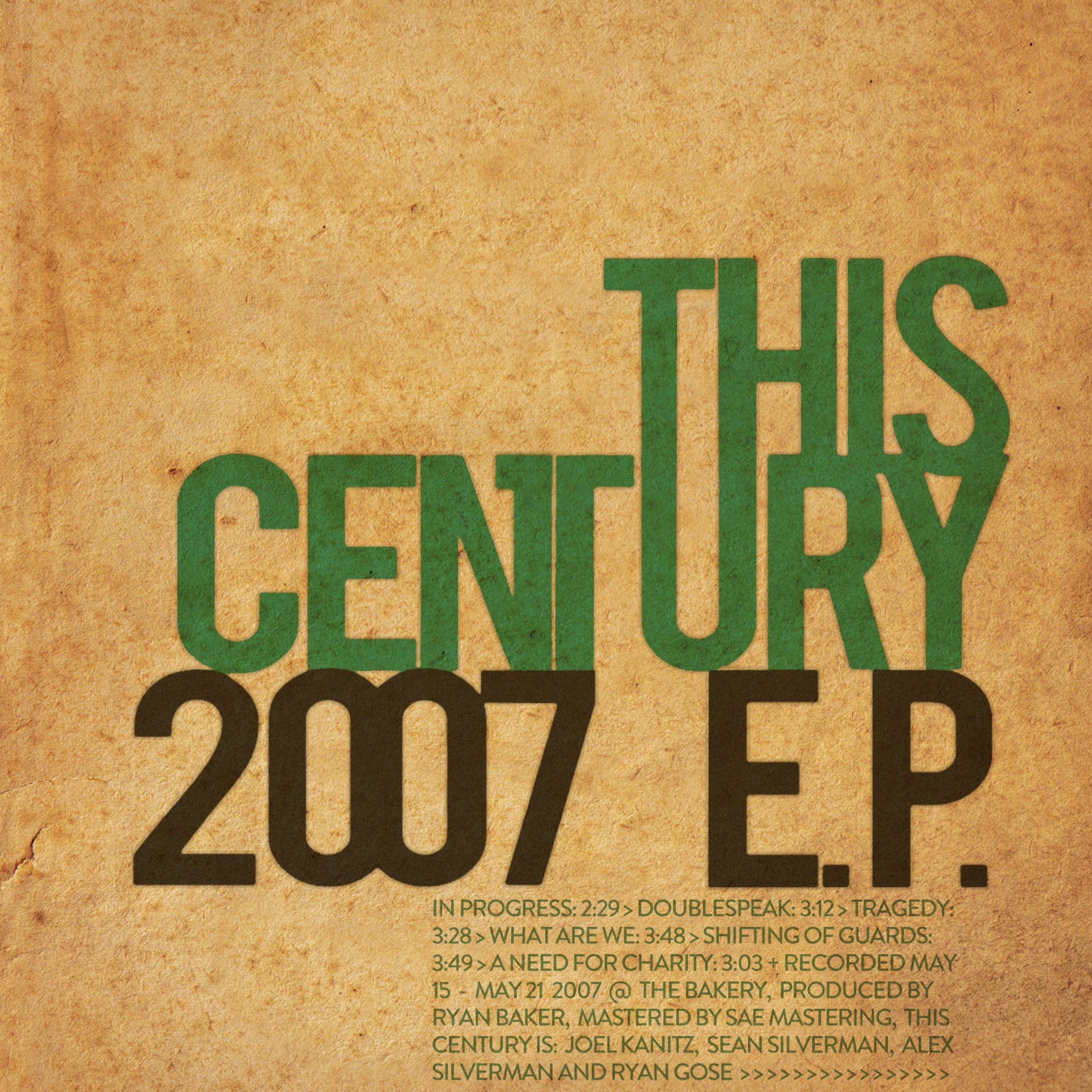 2007 - EP album cover