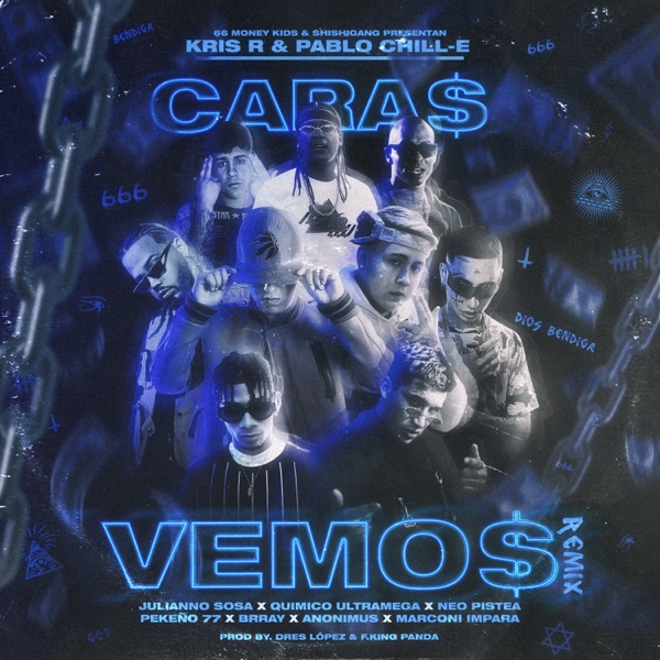 CARAS VEMOS (feat. Julianno Sosa, Pekeño 77 & Marconi Impara) [Remix] - Single album cover