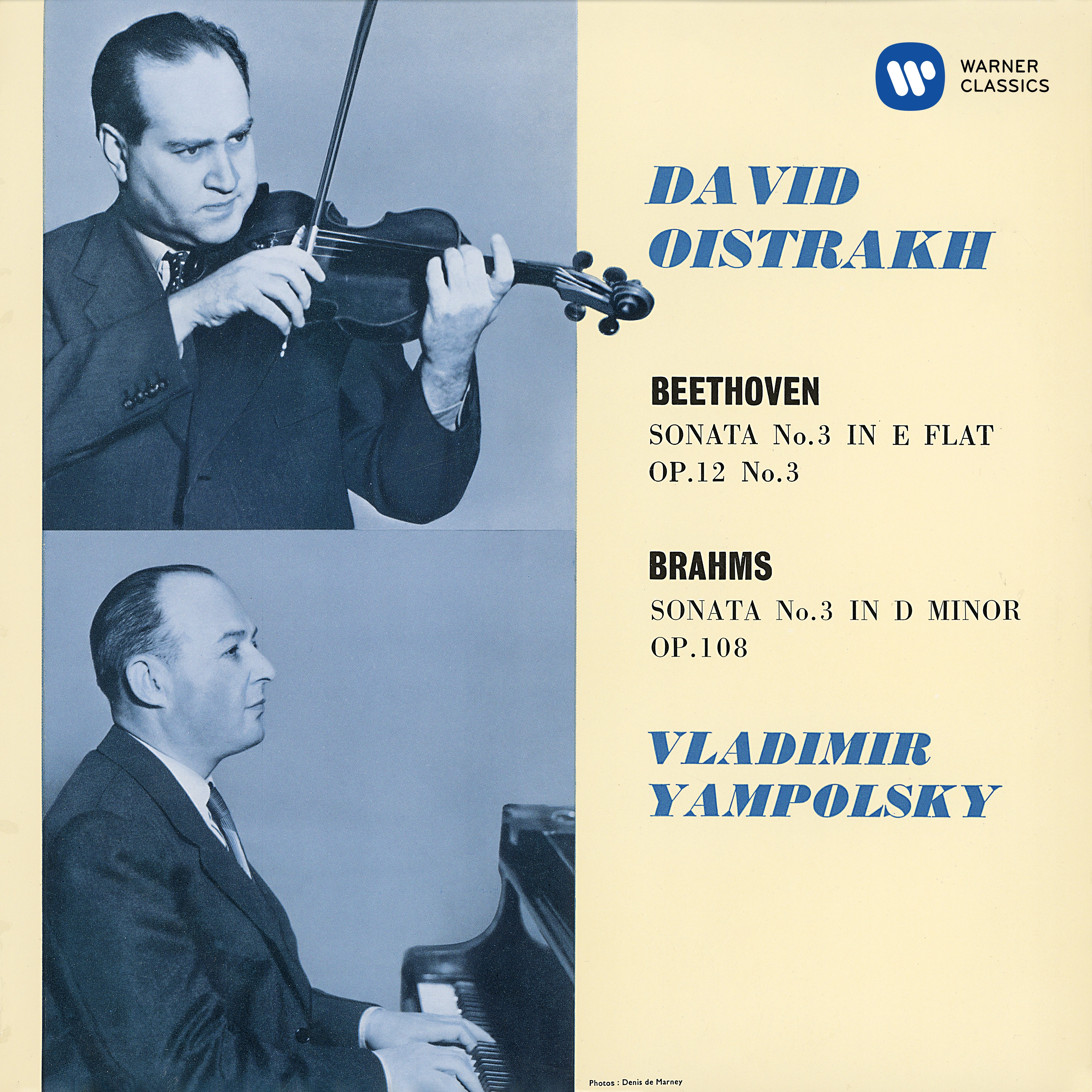 Beethoven: Violin Sonata No. 3, Op. 12 No. 3 - Brahms: Violin Sonata No. 3, Op. 108 album cover