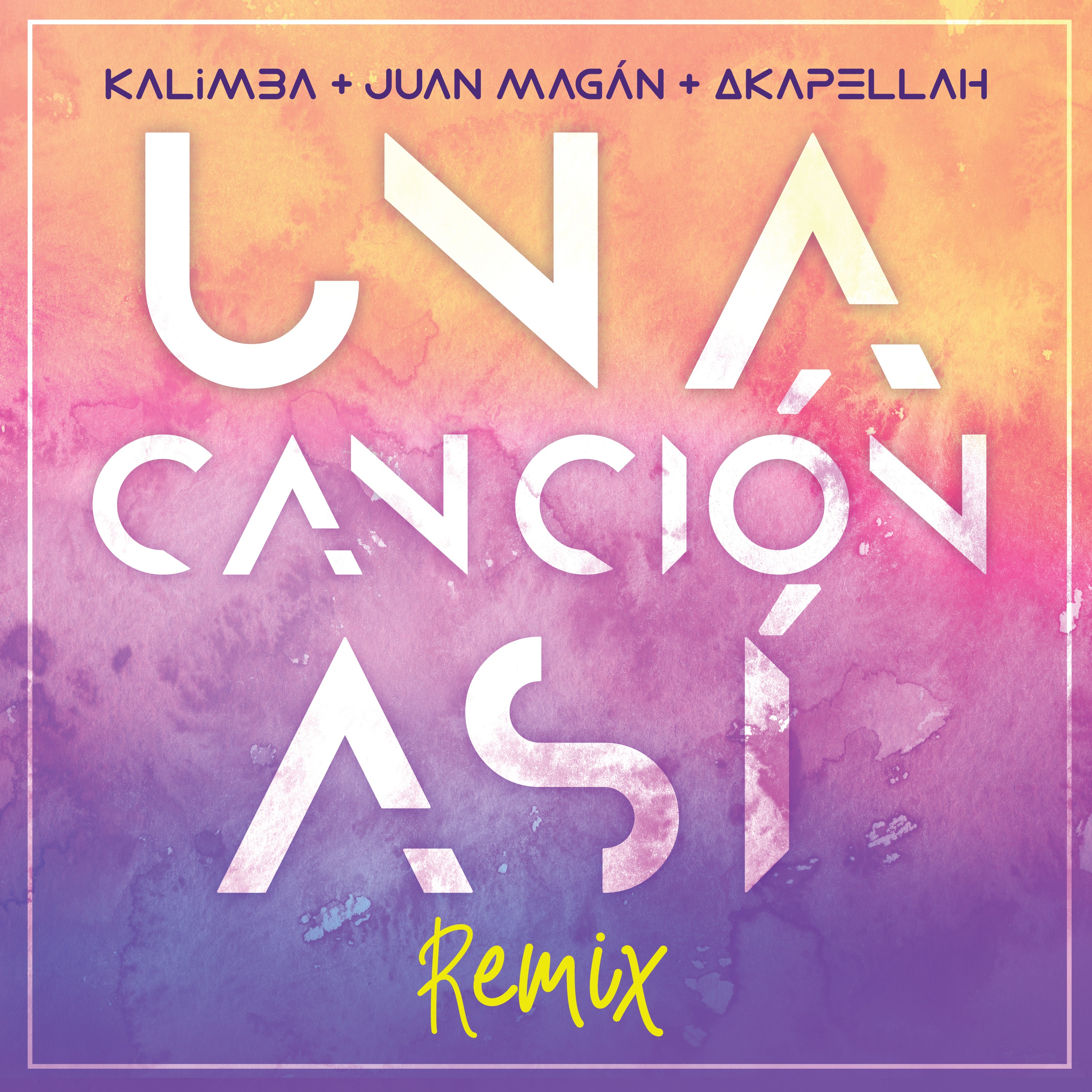 Una Canción Así (Remix) - Single album cover