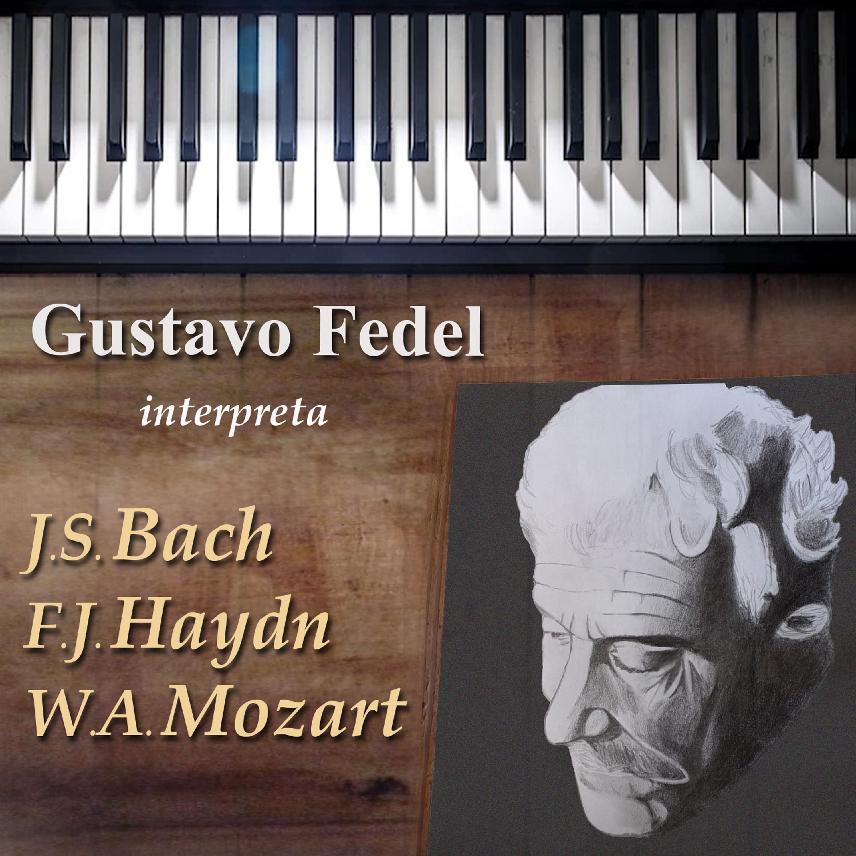 Gustavo Fedel interpreta a Bach, Haydn, Mozart album cover