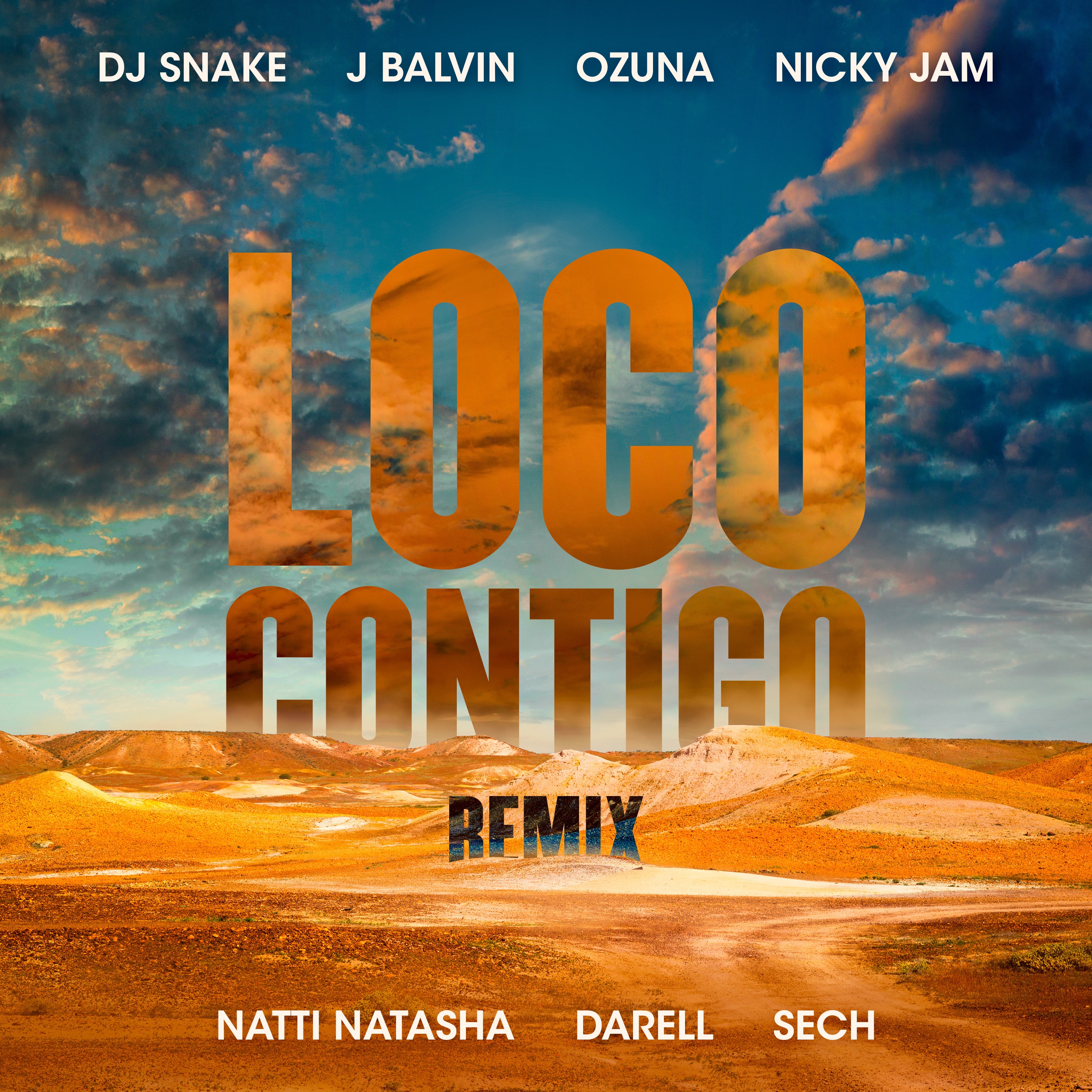 Loco Contigo (Remix) [feat. Nicky Jam, Natti Natasha, Darell & Sech] - Single album cover