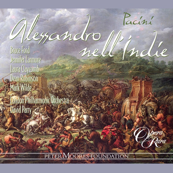 Pacini: Alessandro nell'Indie album cover