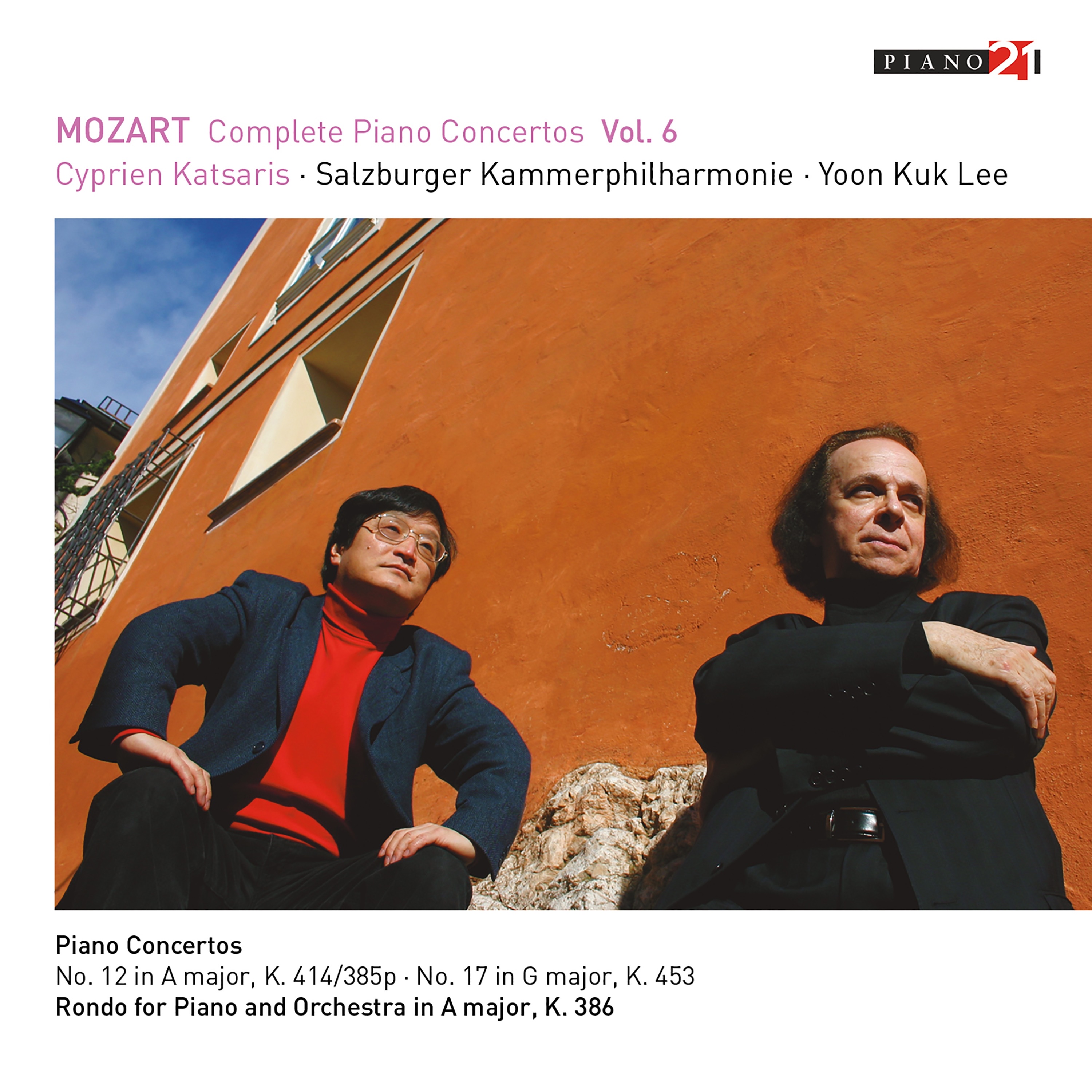 Mozart: Complete Piano Concertos, Vol. 6 (Live - K. 414 & 453) album cover