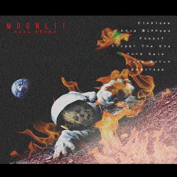 MOONLIT (feat. Elapidae, Kold Blooded, Fukkit, Trippy Tha Kid, Yung Xela, Yung Bitch & Kamiyada) - S album cover