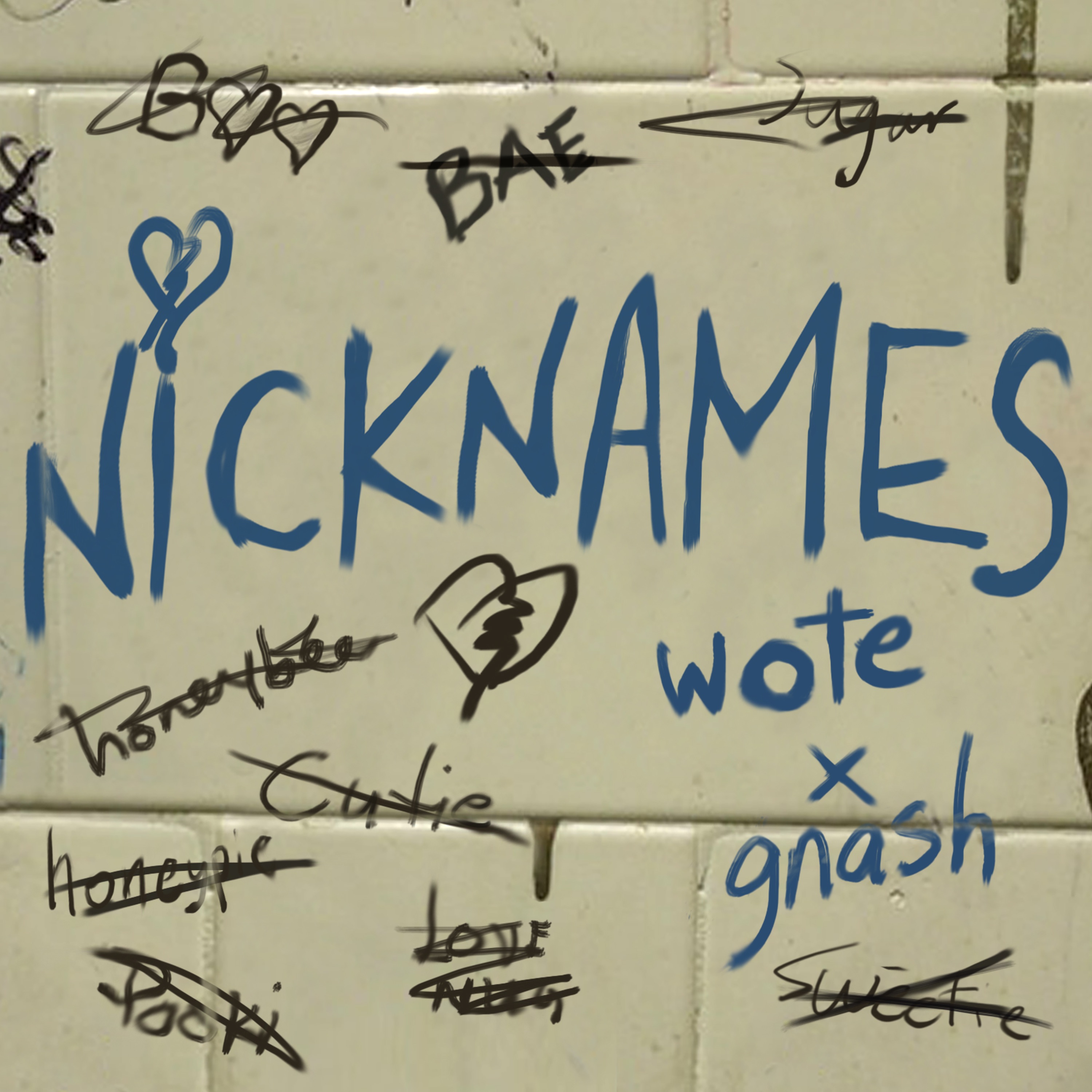 Nicknames (feat. gnash) - Single album cover