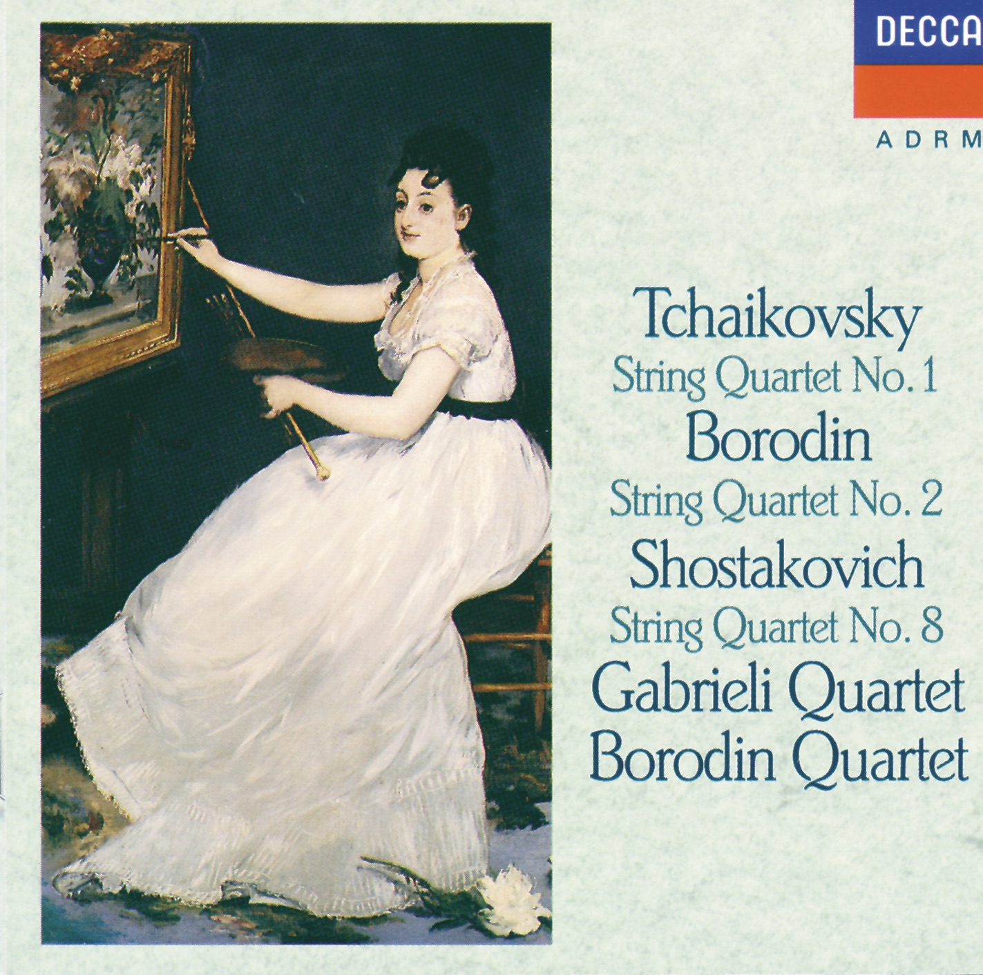 Tchaikovsky: String Quartet No. 1 - Borodin: String Quartet No. 2 - Shostakovich: String Quartet No. album cover