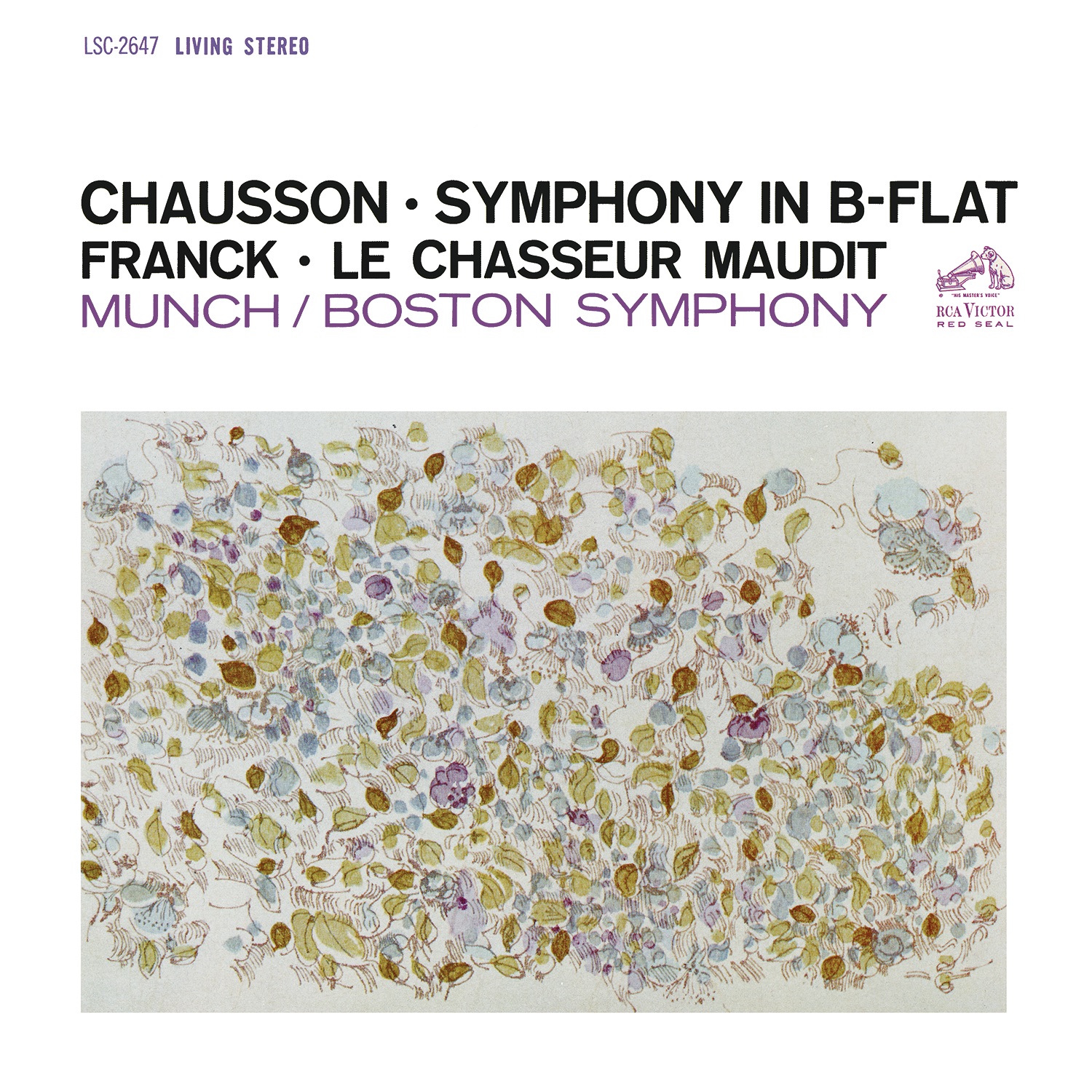 Chausson: Symphony in B-Flat Major, Op. 20 - Franck: Le Chasseur maudit, FWV 44 album cover