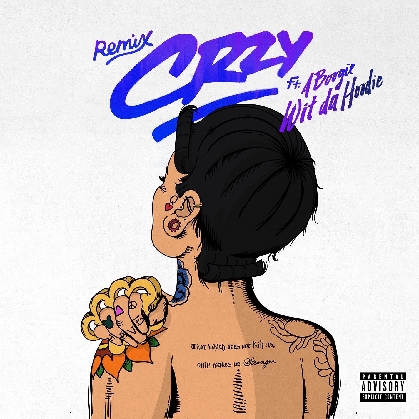 CRZY (feat. A Boogie Wit Da Hoodie) [Remix] - Single album cover