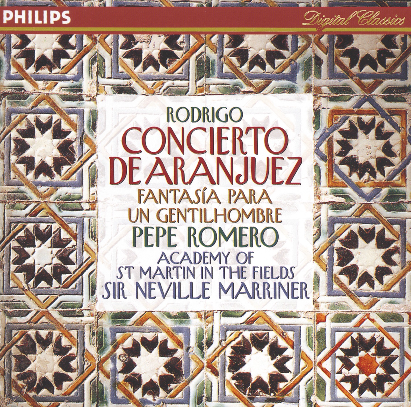 Rodrigo: Concierto de Aranjuez, Fantasía Para un Gentilhombre Etc. album cover