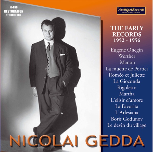 Nicolai Gedda The Early Records 1952-1956 album cover