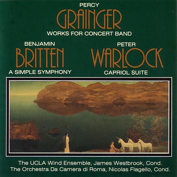 Grainger, Britten & Warlock: Works for Concert Band album cover