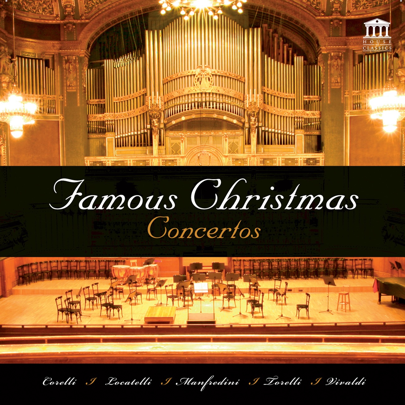 Corelli & Locatelli & Vivaldi & Manfredini & Torelli & Bach: Famous Christmas Concertos album cover