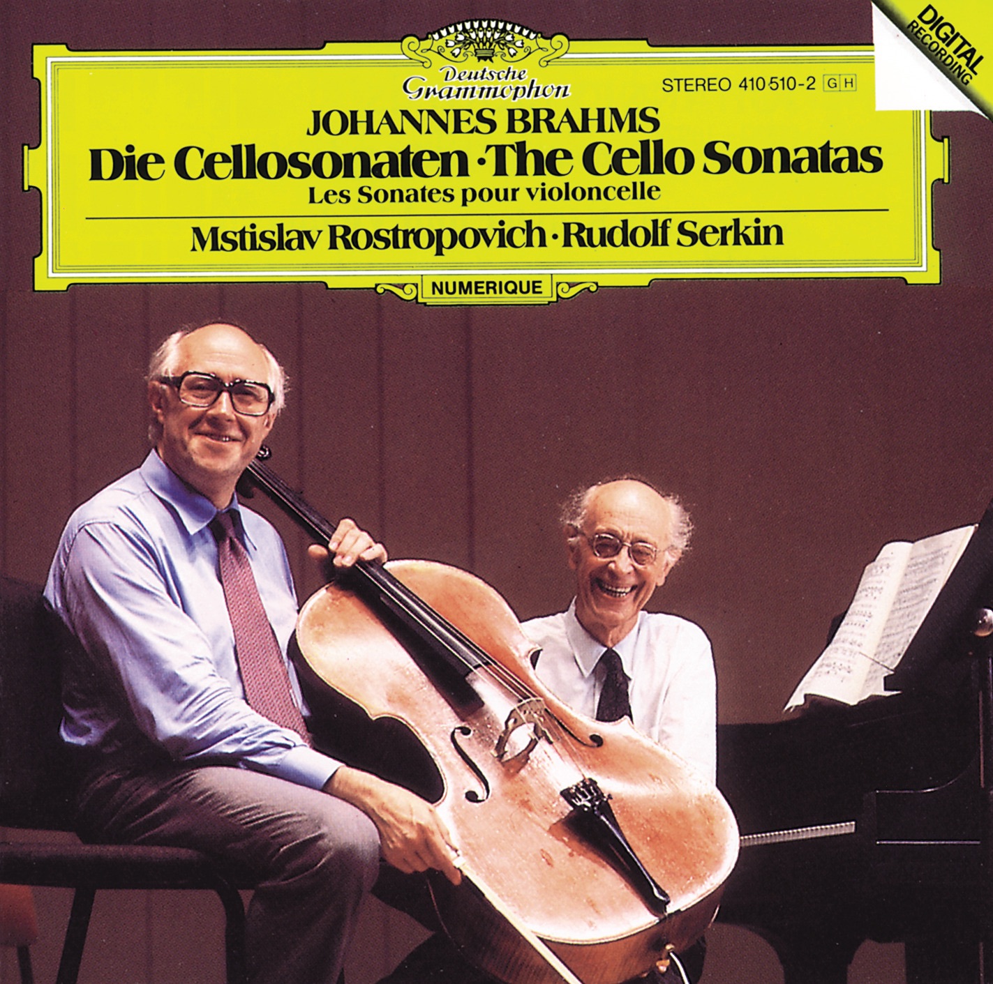 Brahms: The Cello Sonatas album cover