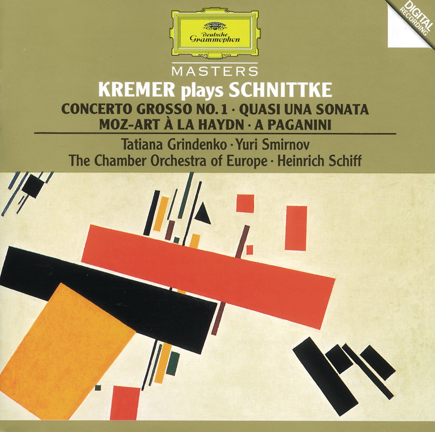 Schnittke: Concerto grosso No.1, Quasi una sonata, Moz-Art à la Haydn album cover