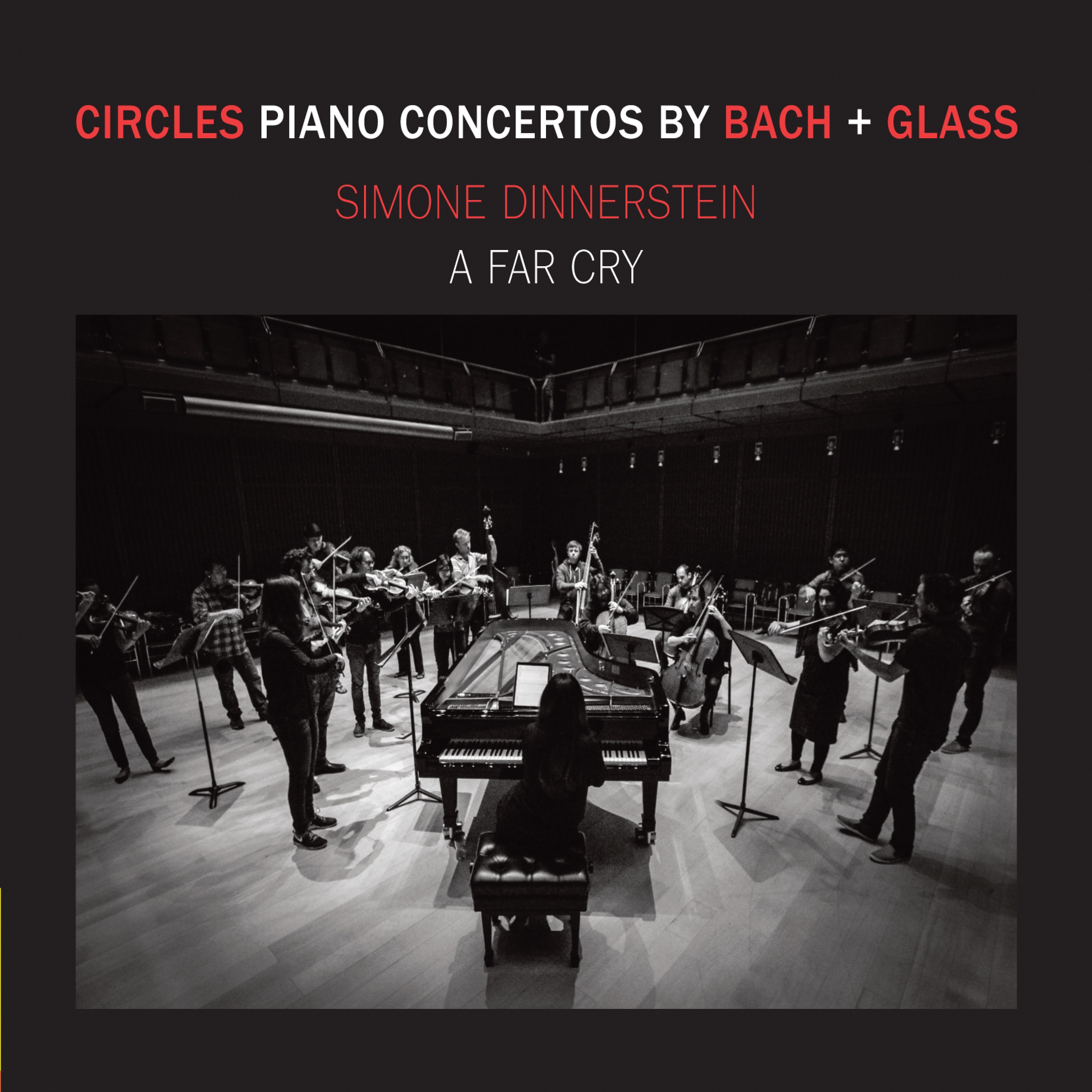 Circles: Piano Concertos by Bach & Glass album cover