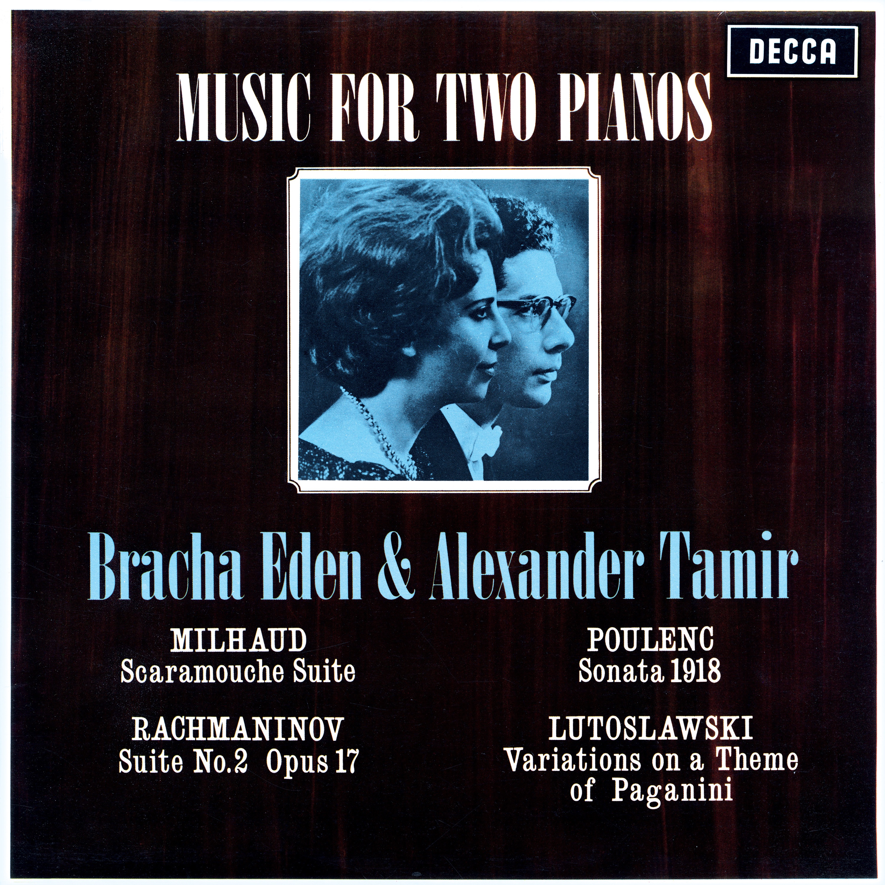 Music for Two Pianos - Milhaud; Rachmaninov; Poulenc; Lutoslawski album cover