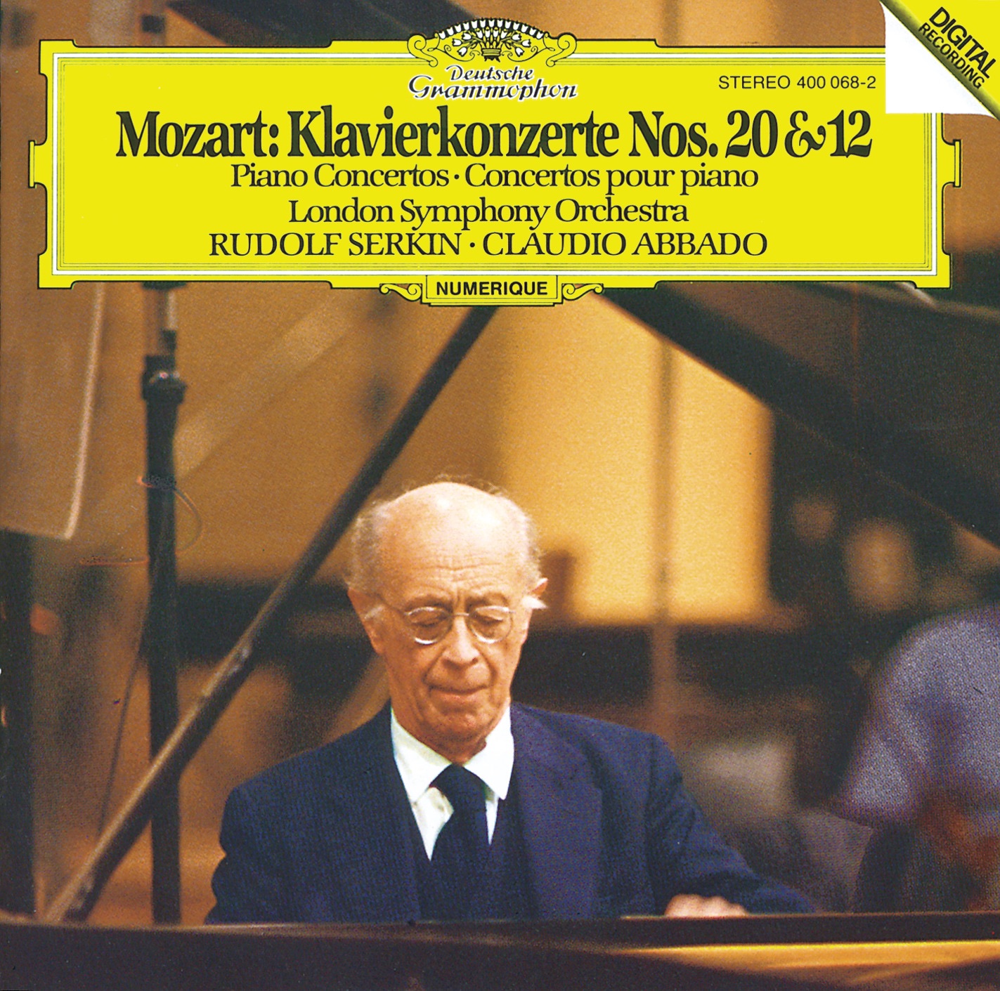 Mozart: Piano Concertos Nos. 12 & 20 album cover