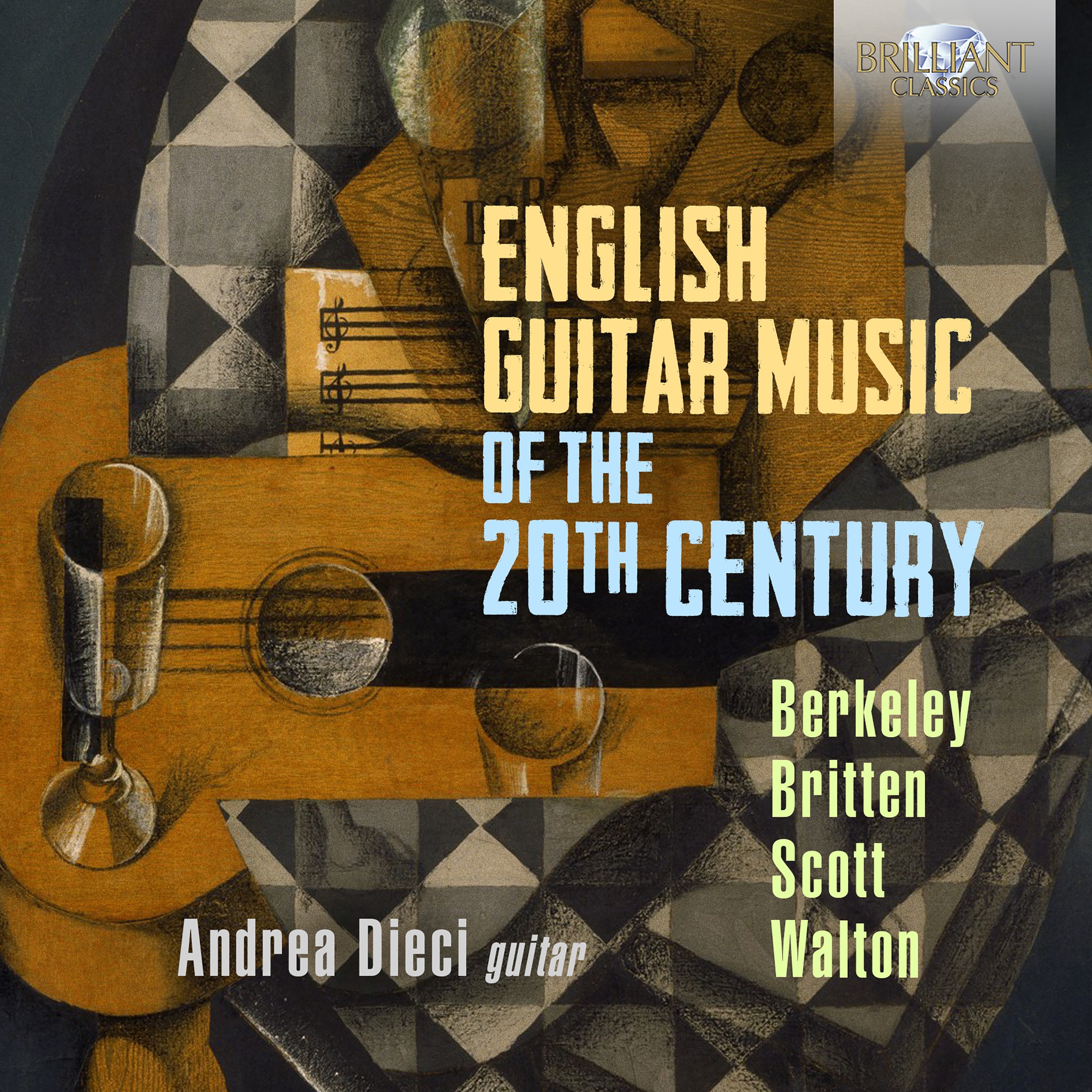 English Guitar Music of the 20th Century, Berkeley, Britten, Scott & Walton album cover