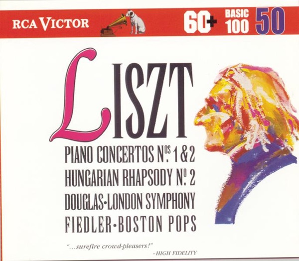 Liszt: Piano Concertos Nos. 1 & 2, Hungarian Rhapsody No.2 album cover